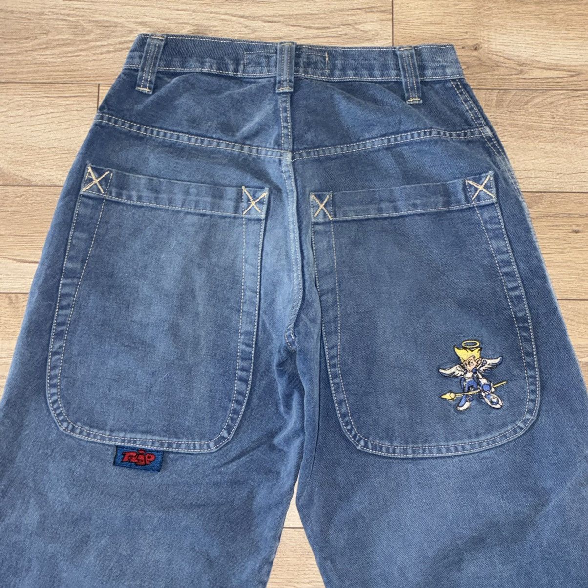 Flip Skateboards 90s Flip Skateboard baggy wide leg Jeans Rare Grail Size US 28 / EU 44 - 1 Thumbnail