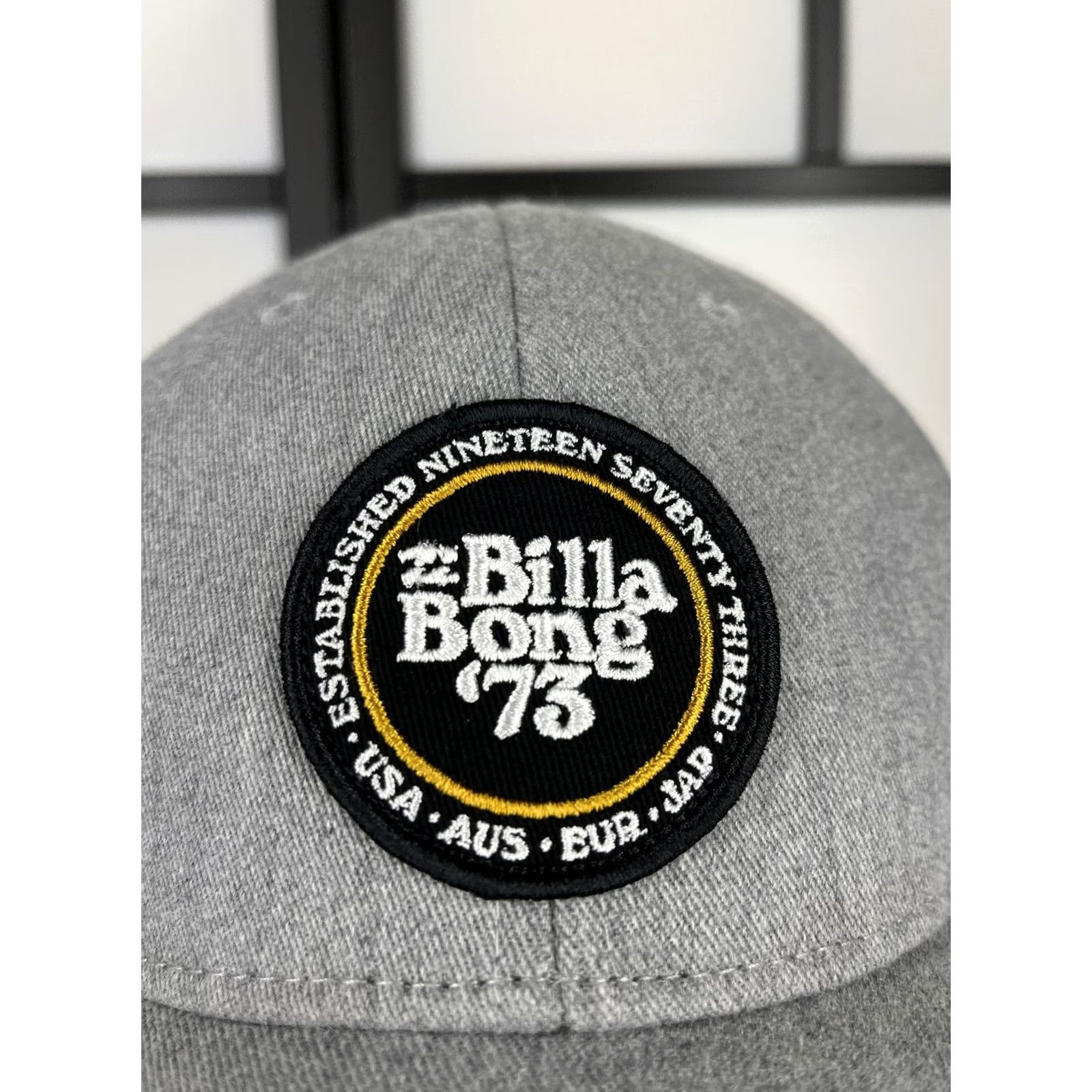 Billabong Billabong Hat Cap Snap Back Adult One Size Gray 100% Cotton Surf Skate 1973 90s Vintage Mens Adjustable Twill Pattern Solid Size ONE SIZE - 2 Thumbnail