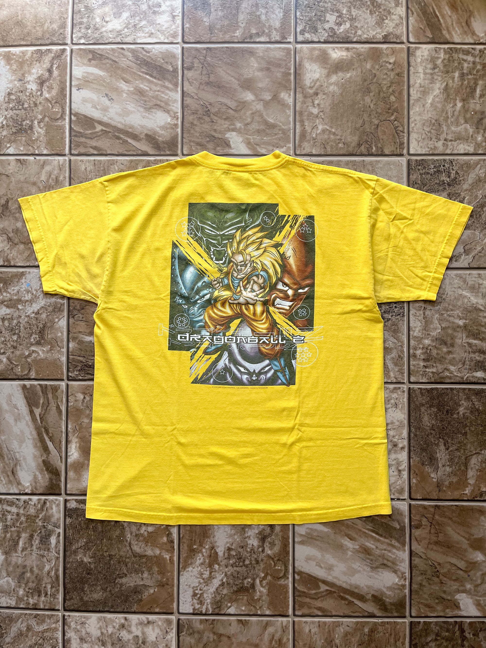 Vintage Vintage Dragon Ball Z 2000 Tee Shirt Super Saiyan Goku Size US XL / EU 56 / 4 - 1 Thumbnail