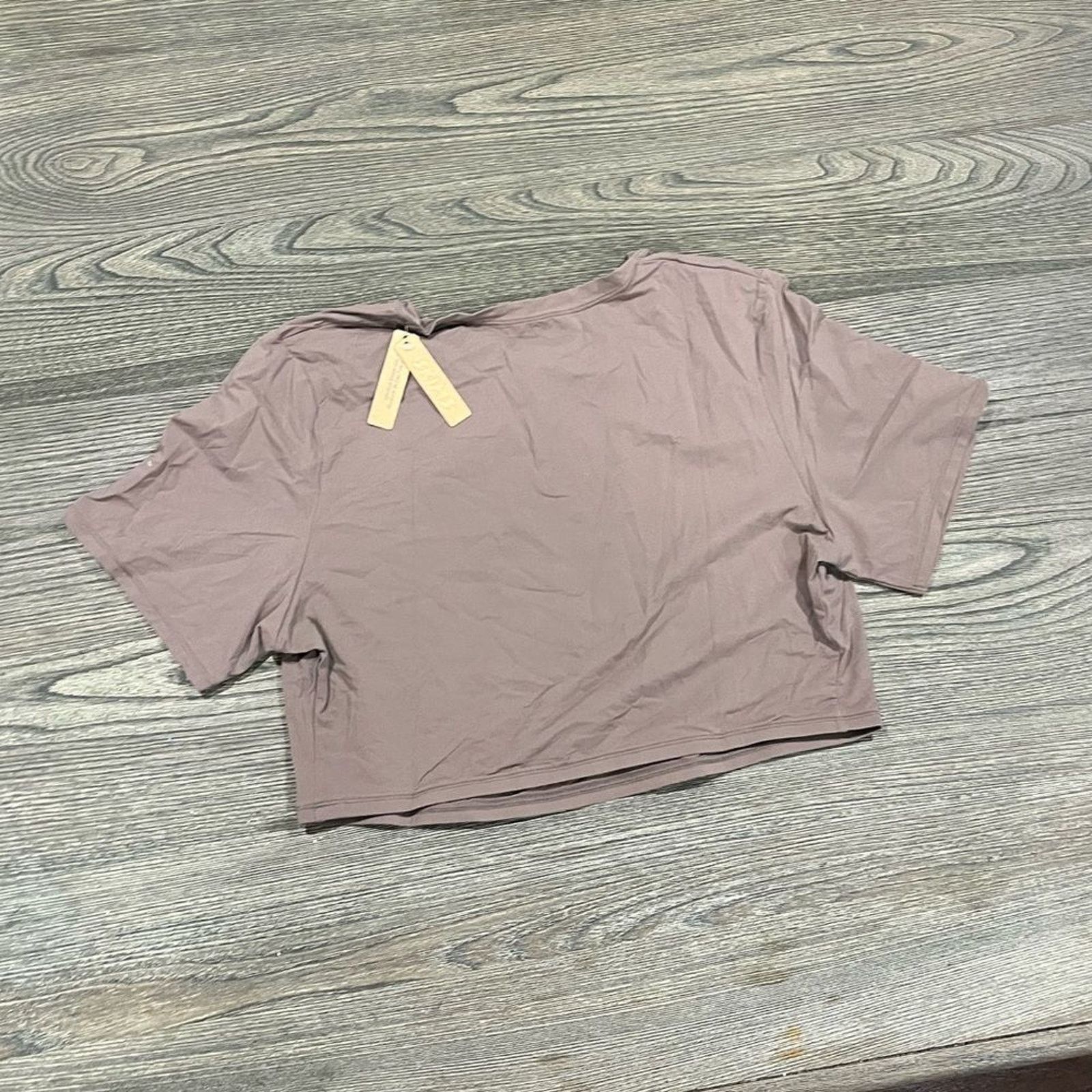 SKIMS NWT Skims Fits Everybody Super Cropped T-Shirt Umber 3X Size 3XL / US 20-22 - 4 Thumbnail