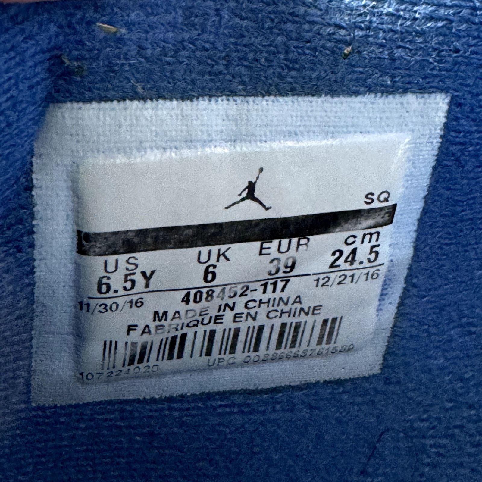 Jordan Brand × Nike Size 6.5 - Nike Air Jordan 4 Retro GS Motorsports 2017 Shoes Size US 6.5 / EU 39-40 - 7 Thumbnail