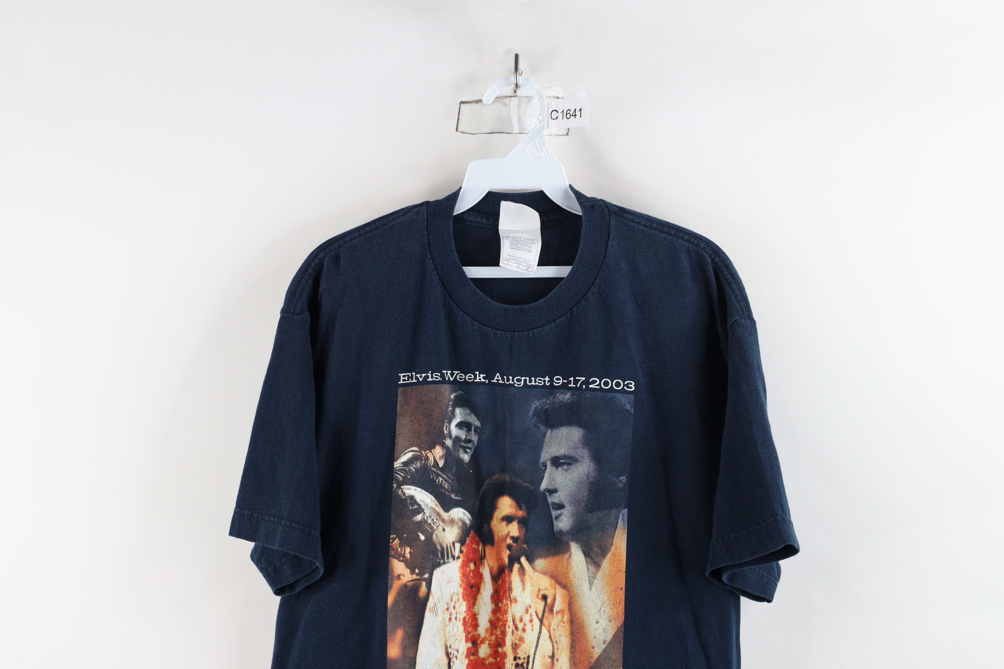 Vintage Vintage Y2K 2003 Spell Out Elvis Week Elvis Presley T-Shirt Size US L / EU 52-54 / 3 - 2 Thumbnail