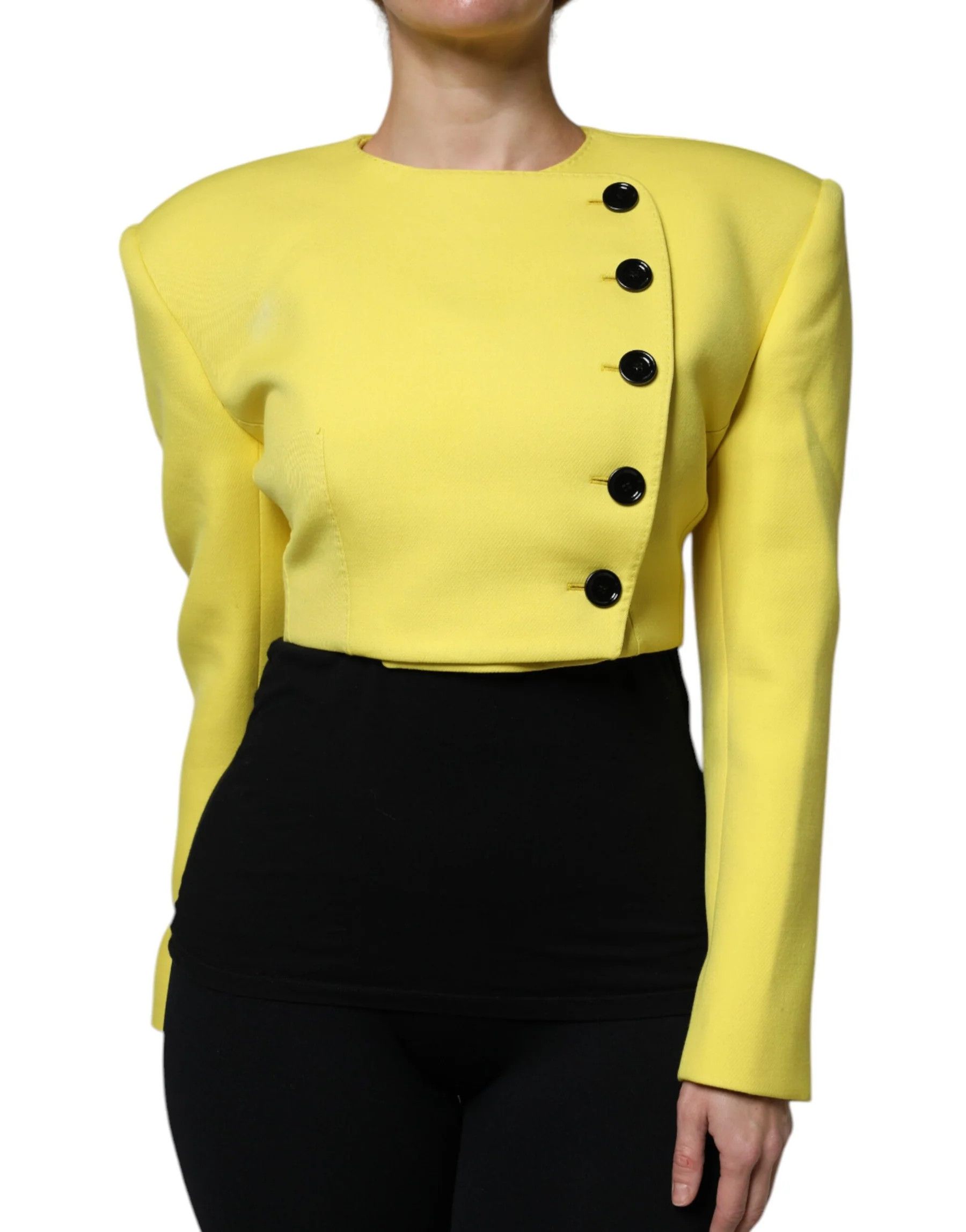 Dolce & Gabbana o1y0825 Blazer in Yellow Size L / US 10 / IT 46 - 1 Thumbnail