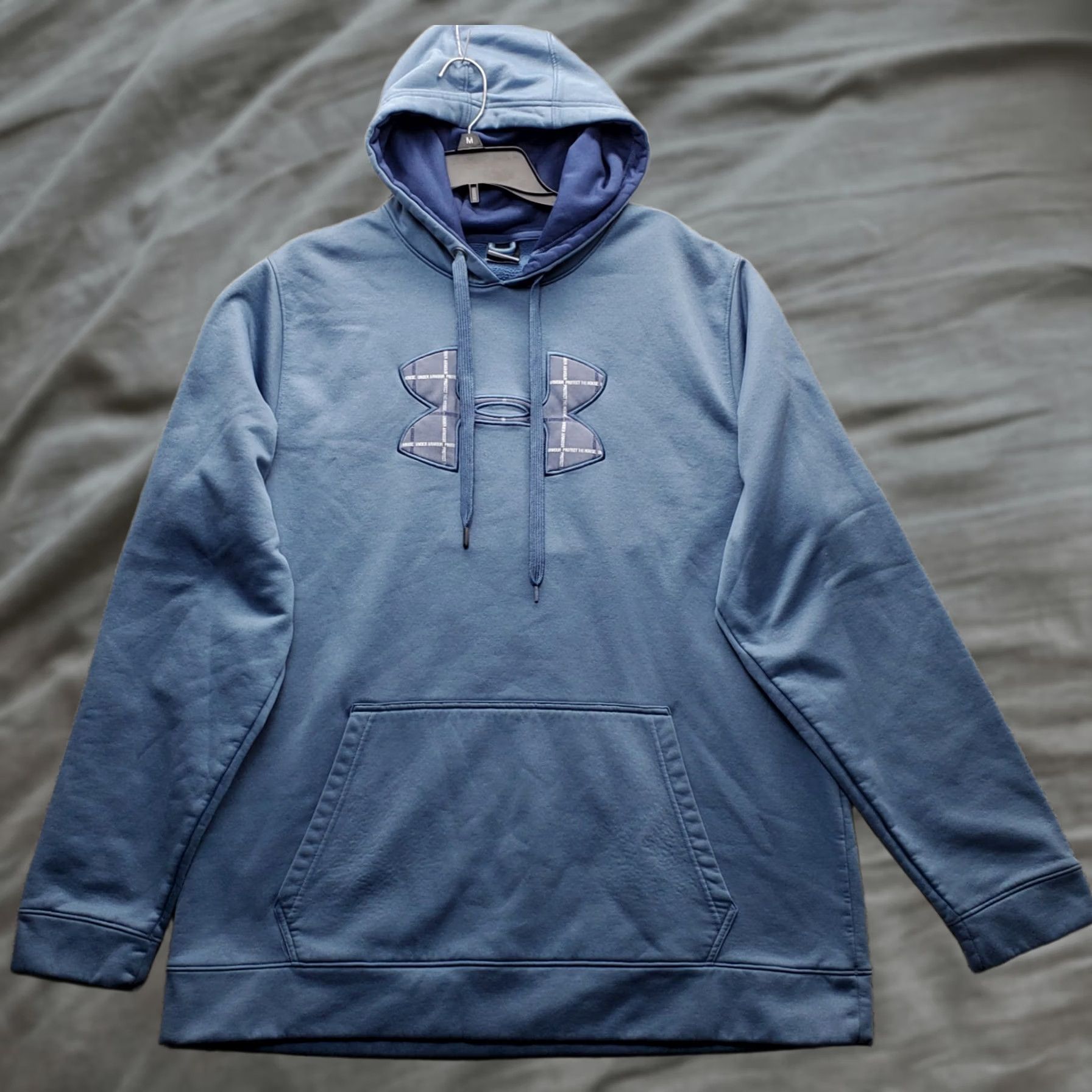 Under Armour Under Armour Protect This House Hoodie Mens Blue Fleece Lined Logo Pullover - Size 2XL, Pre-Owned Size US XXL / EU 58 / 5 - 1 Thumbnail