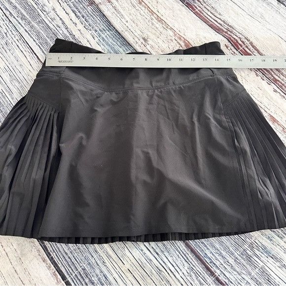 Athleta Athleta Women’s Backspin Tennis Skirt Skort Pleated Black Size 28" / US 6 / IT 42 - 10 Thumbnail