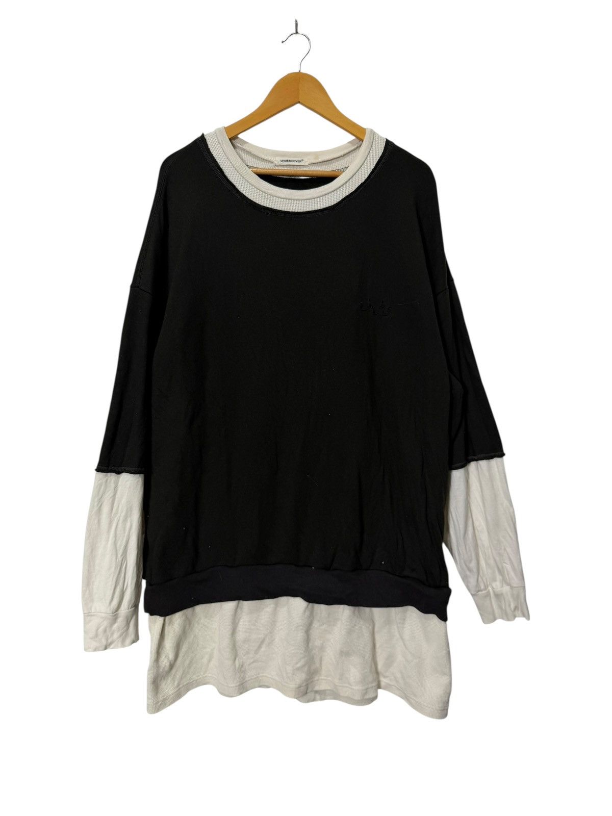 Undercover Undercover Double Layered Sweater 'Charcoal' Size ONE SIZE - 1 Thumbnail