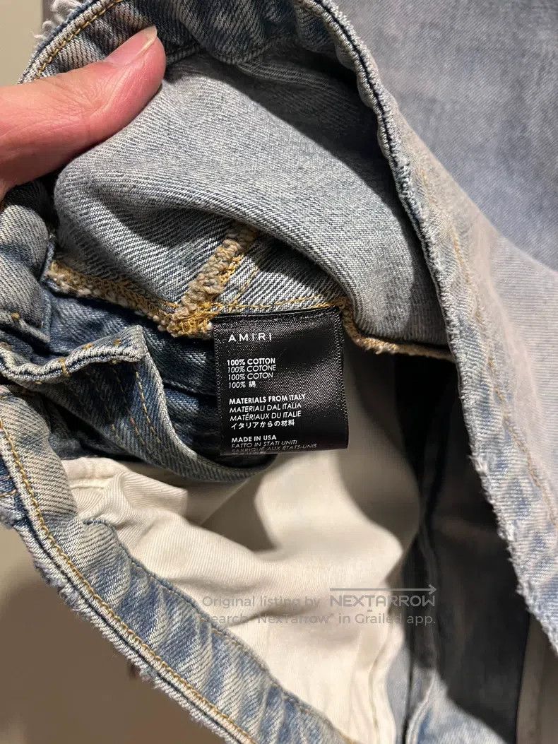 Amiri Amiri Size S Blue motorcycle jacket Size US S / EU 44-46 / 1 - 6 Thumbnail