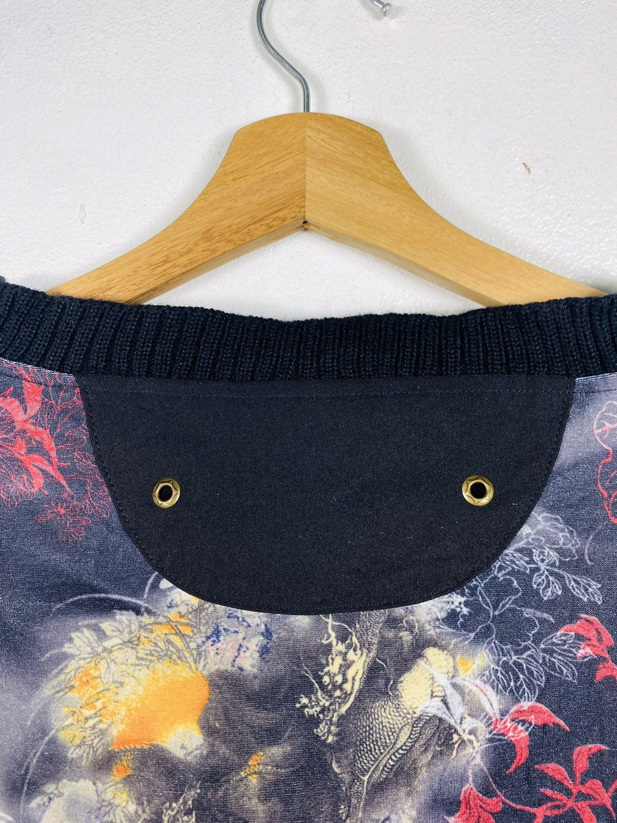 If Six Was Nine A08 Rare-Ozz On Hikozoh Long Sleeve Lace Up Crop Top Size S / US 4 / IT 40 - 5 Thumbnail