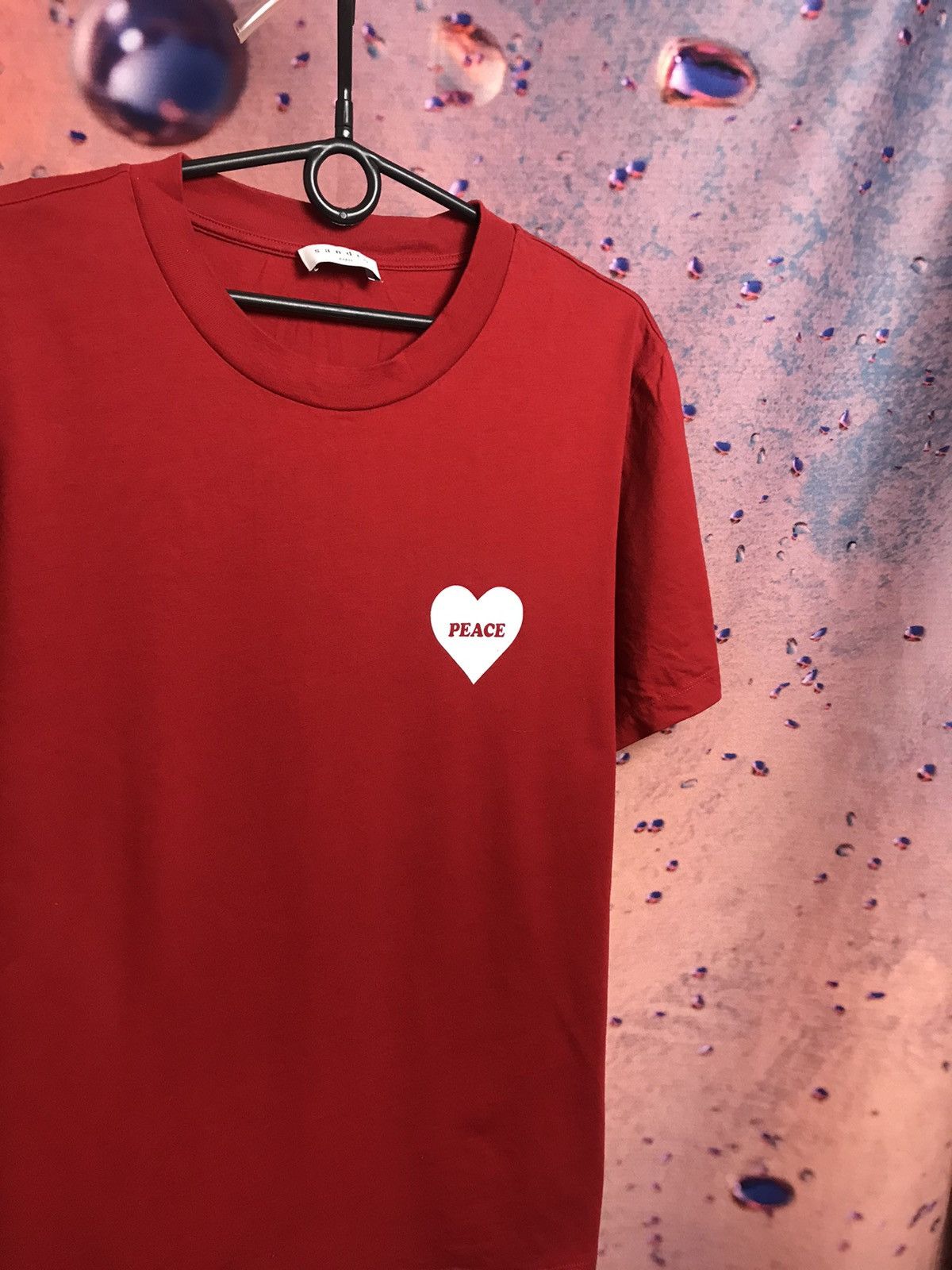Sandro Sandro peace luxury streetwear tee Size US M / EU 48-50 / 2 - 1 Thumbnail