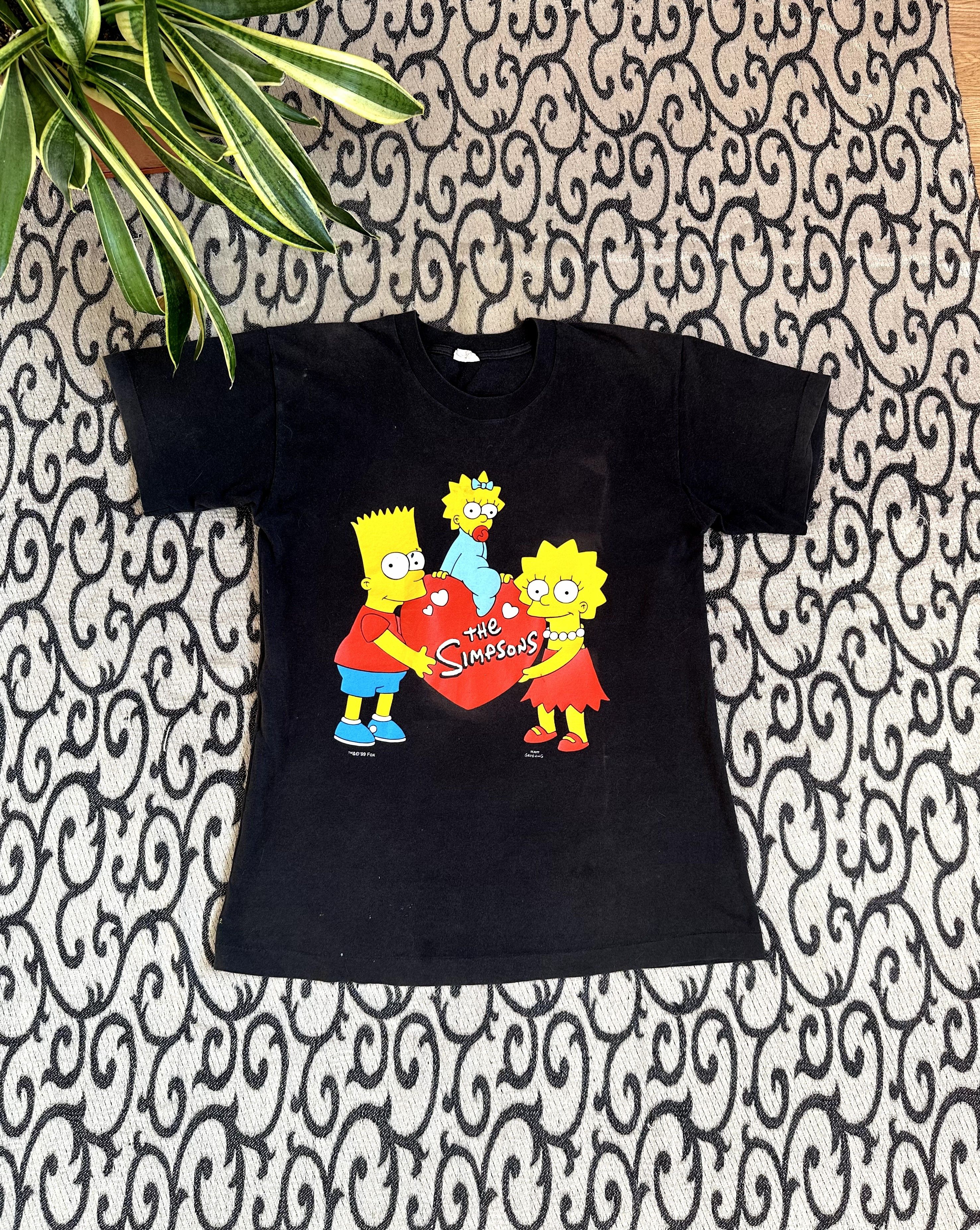 Cartoon Network Vintage t-shirt the simpsons 1998 bart Matt Groening cartoon Size US M / EU 48-50 / 2 - 1 Thumbnail