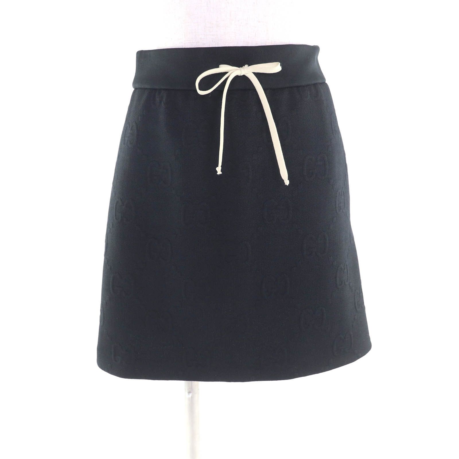 Gucci Gucci Gucci GG pattern jersey jacquard polyester skirt Plastic / Synthetic Skirts 655183 DUTY FREE for USA Size ONE SIZE - 1 Thumbnail