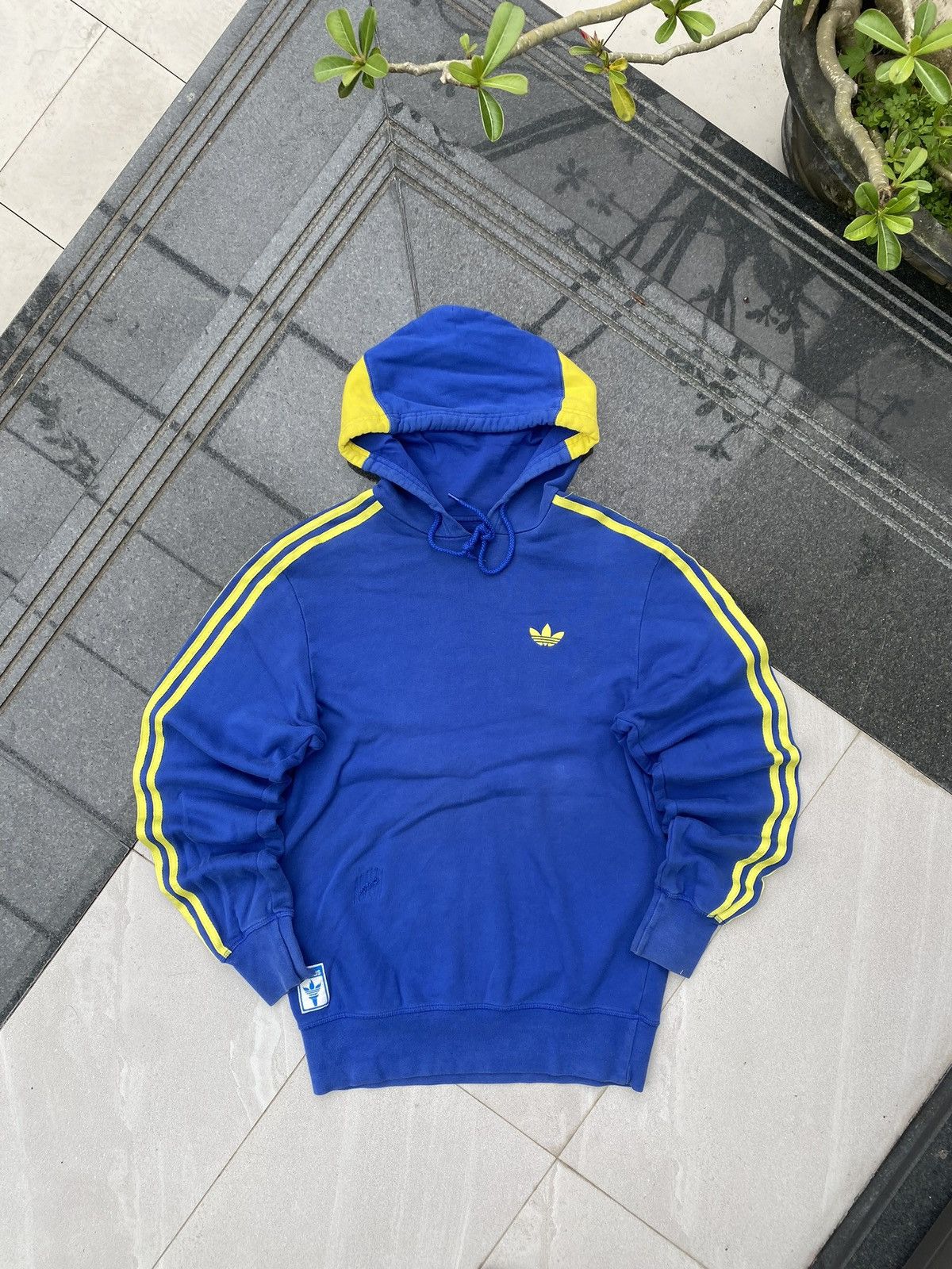 Adidas × Vintage 90’s ADIDAS THREE STRIPE BRAND RARE BRAZIL MULTI LOGO RETRO Size US M / EU 48-50 / 2 - 1 Thumbnail