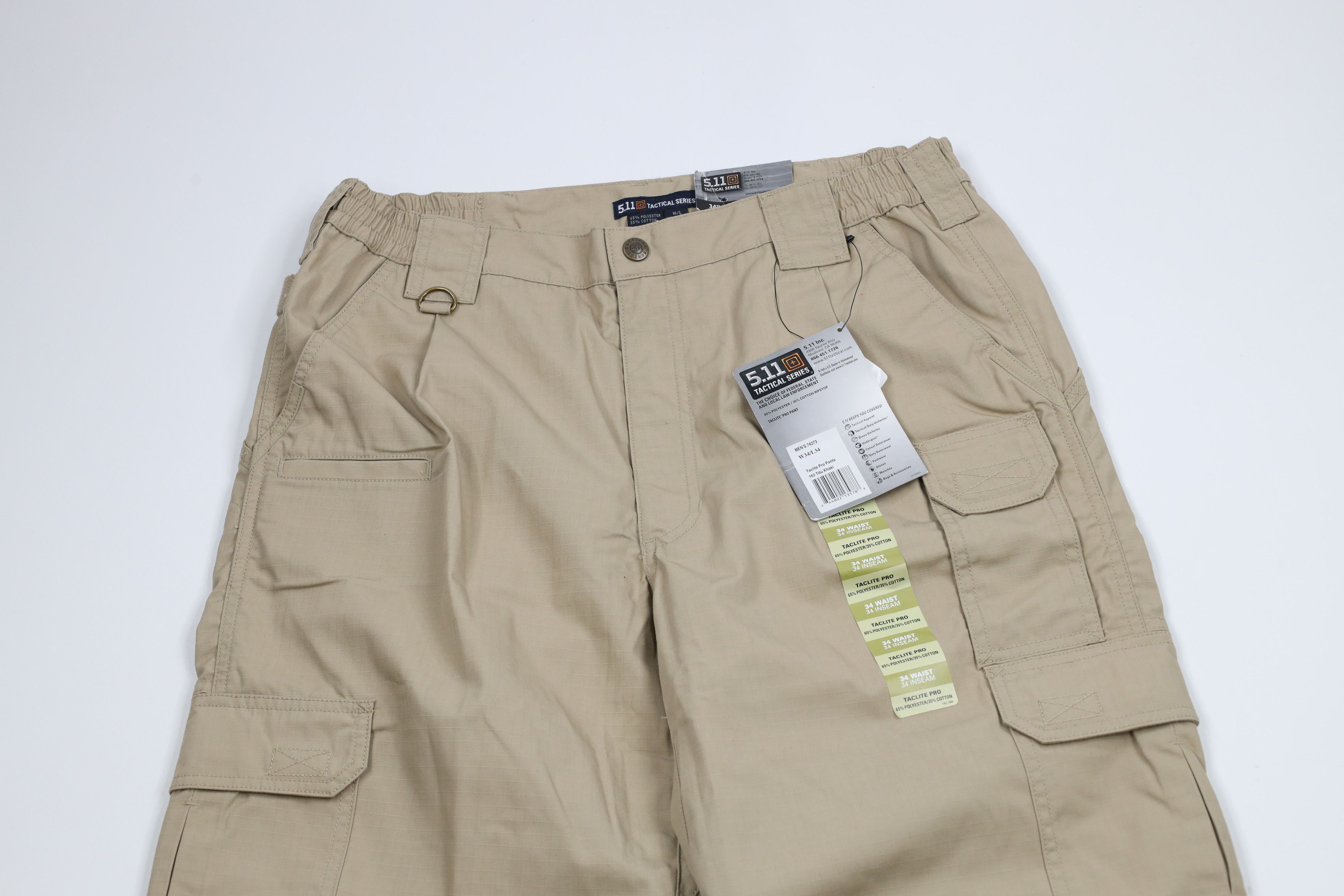 Vintage New 5.11 Tactical Series Taclite Pro Cargo Pants Beige Khaki Size US 34 / EU 50 - 2 Thumbnail