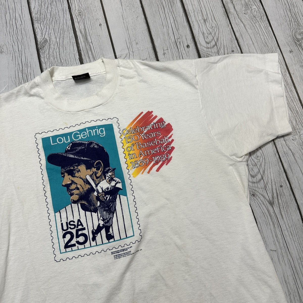 MLB × Vintage Vintage Lou Gehrig tee Size US XL / EU 56 / 4 - 3 Thumbnail