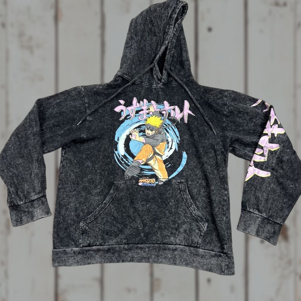 Vintage Naruto Shippuden Hoodie Adult Small Anime Black Gray Sweatshirt Pullover Size US S / EU 44-46 / 1 - 1 Thumbnail