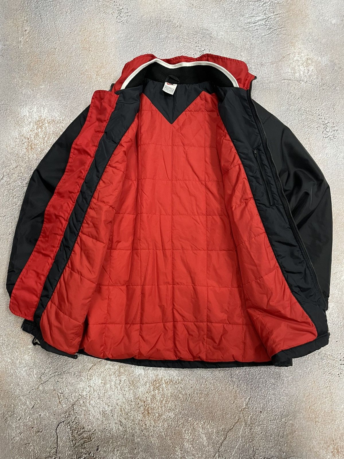 Nike Vintage Nike Big Logo Nylon Black Jacket Size US M / EU 48-50 / 2 - 7 Thumbnail