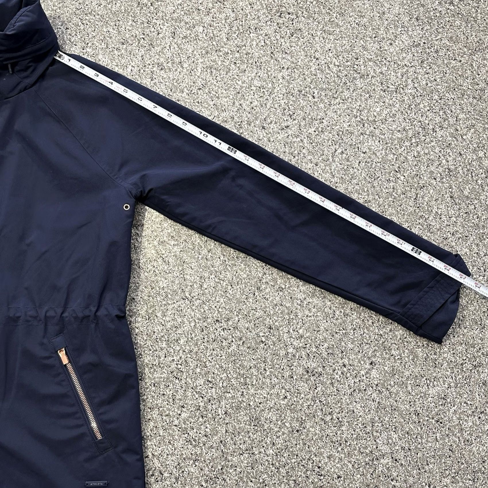 Athleta Athleta Jacket Womens XS Navy Water Resistant Hooded Full Zip Travel Casual Winter, Spring, Fall Mens Womens Size XS / US 0-2 / IT 36-38 - 8 Thumbnail