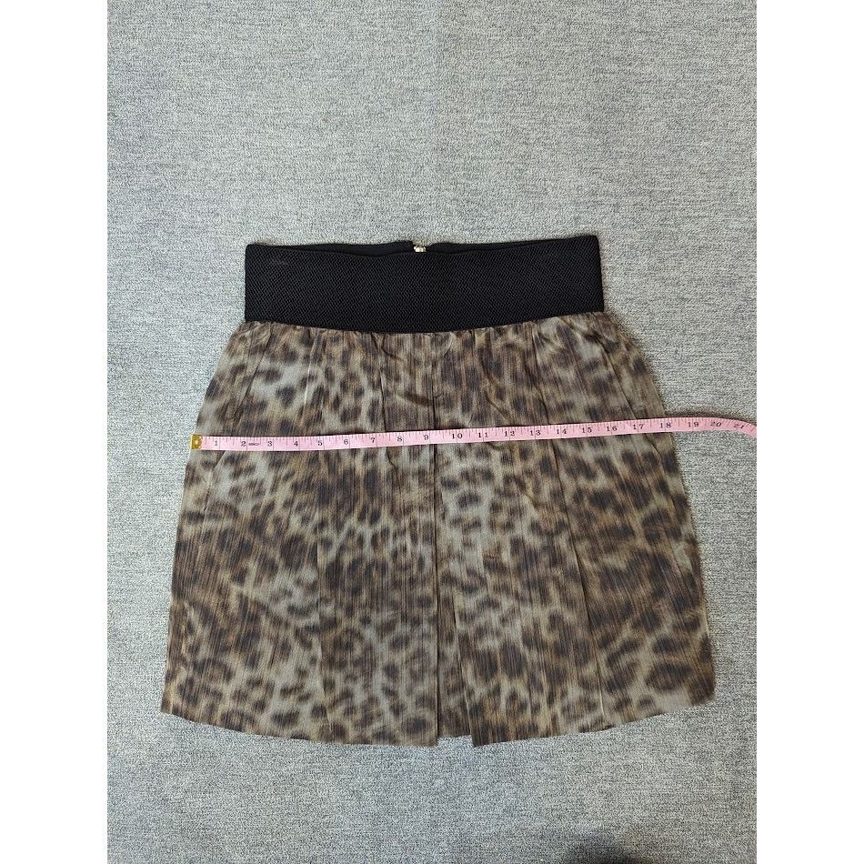 Veronica Beard Pull on silk mini skirt cheetah print | sz 1 XXS Size 24" / US 00 / IT 34 - 9 Thumbnail