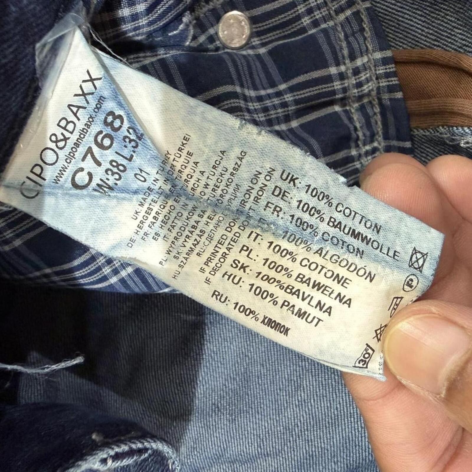 True Religion Cipo & Baxx designer crazy detailing denim jeans Size US 38 / EU 54 - 8 Thumbnail