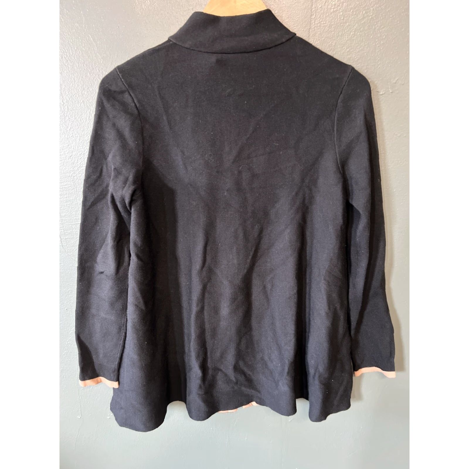 Vintage LAFAYETTE 148 New York Womens Black Jacket Zip Up Small Viscose Blend Size S / US 4 / IT 40 - 3 Thumbnail