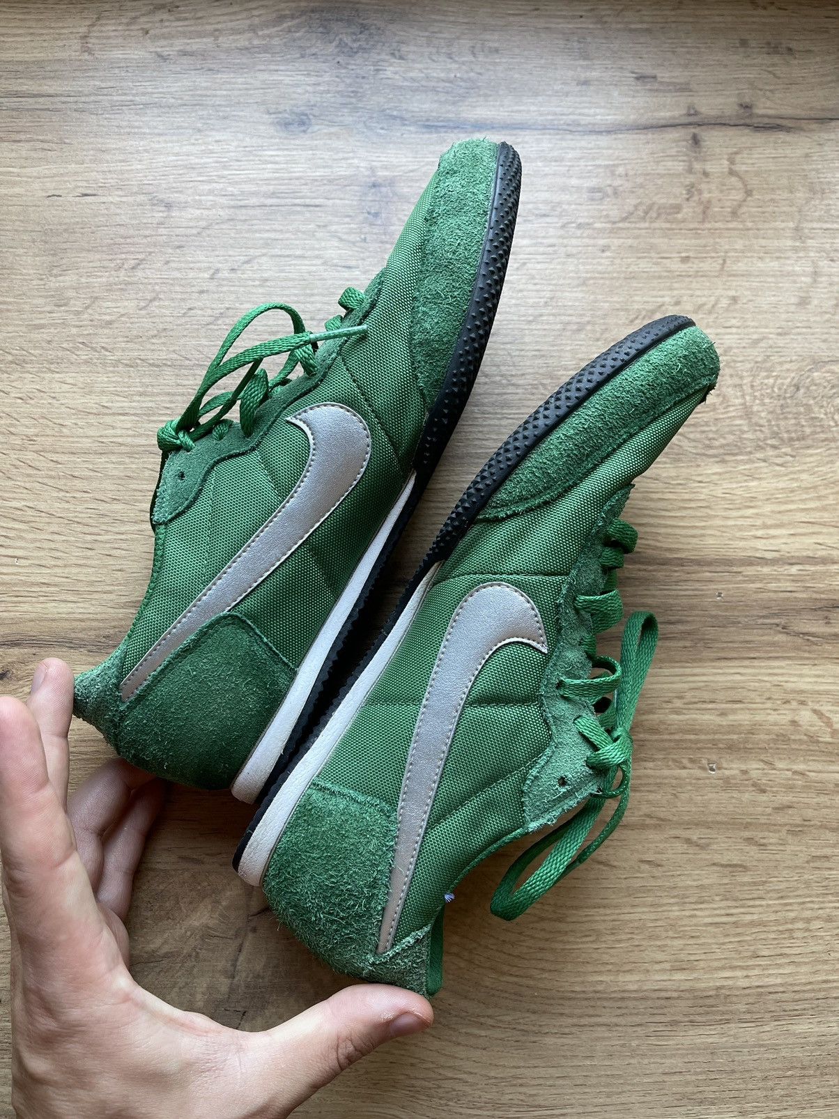 Nike × Vintage 2007 Nike Vintage Waffle Racer forest green Size US 7.5 / EU 40-41 - 7 Thumbnail