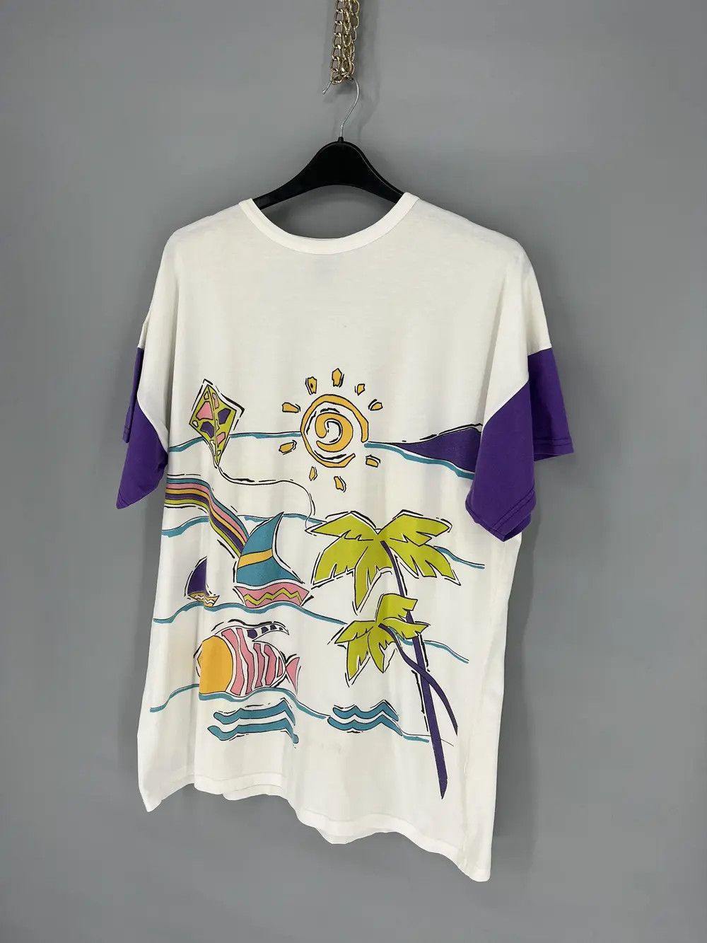 Vintage Vintage 90s Graphic Tee Summer Tshirt Y2k Style Size US L / EU 52-54 / 3 - 3 Thumbnail