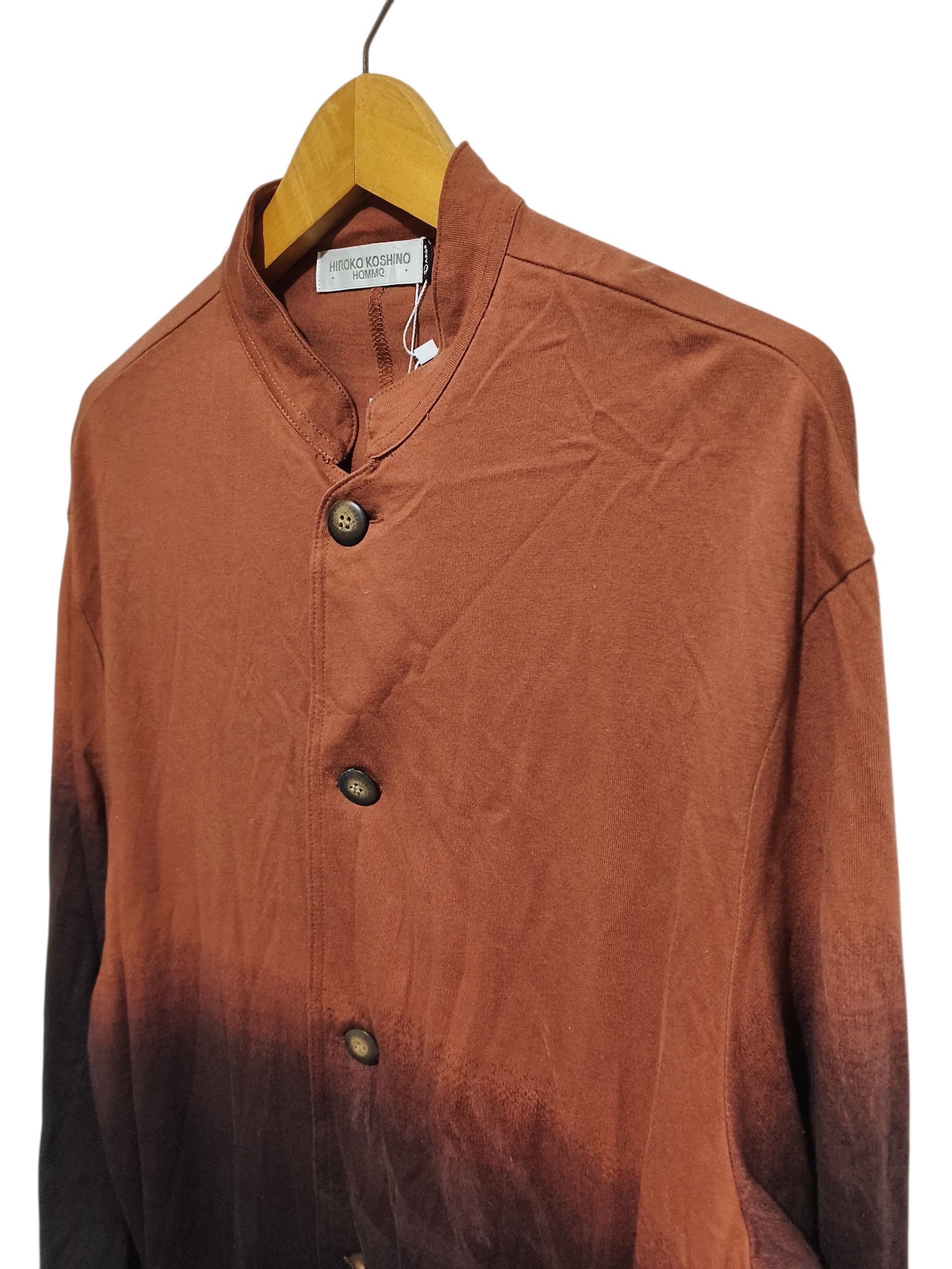 Hiroko Koshino Homme Hiroko Koshino Homme Ombre Fade Jacket Japanese Avant Garde Size US L / EU 52-54 / 3 - 4 Thumbnail