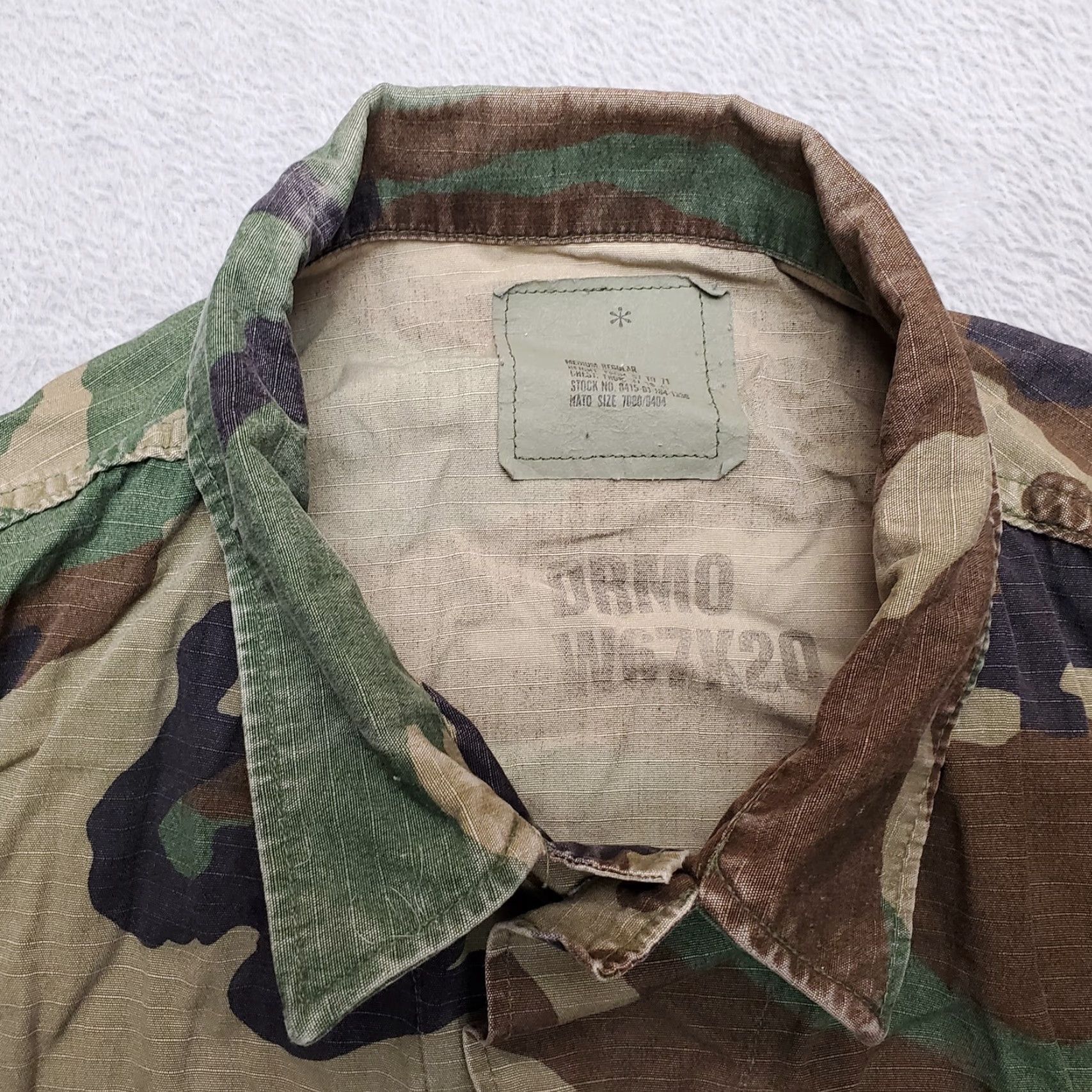 Vintage VTG Woodland Camo Shirt Men Medium Regular Camouflage Ripstop Long Sleeve Jacket Size US M / EU 48-50 / 2 - 5 Thumbnail