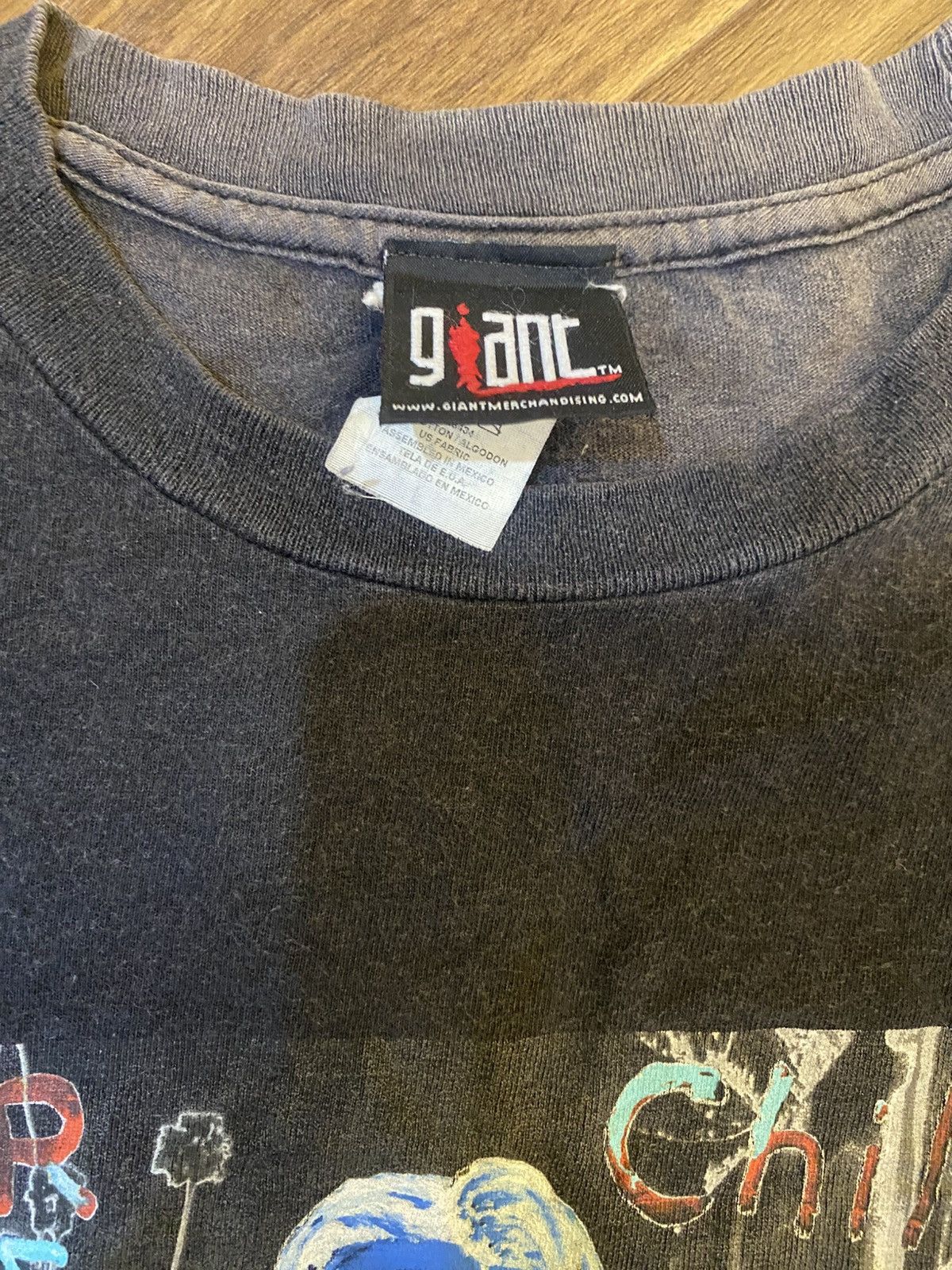 Giant 90s Y2k RHCP By The Way Rare Tee Size US L / EU 52-54 / 3 - 3 Thumbnail