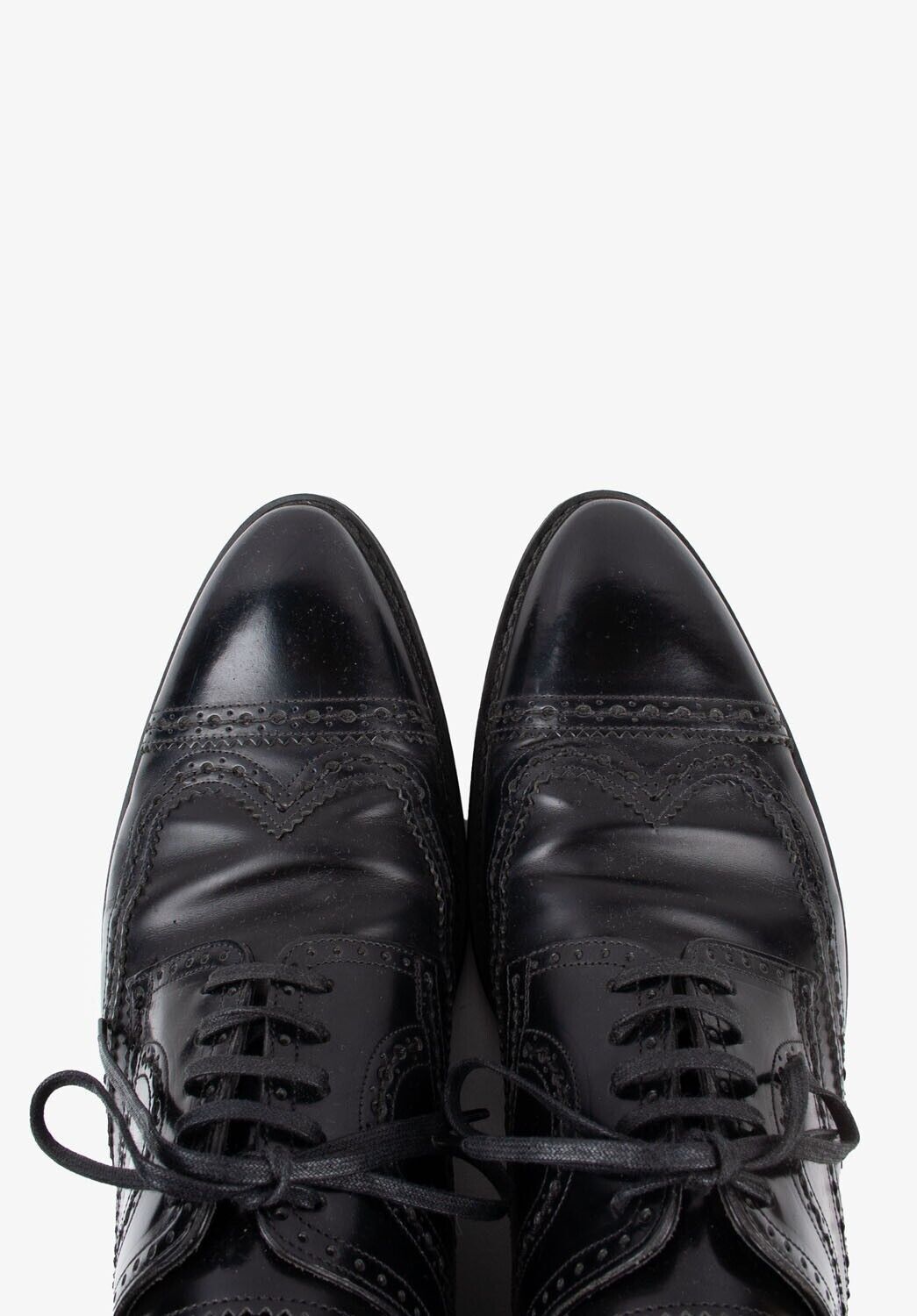 Dolce & Gabbana Original Dolce & Gabbana Men Leather Formal Shoes H5028 Size US 8 / EU 41 - 4 Thumbnail