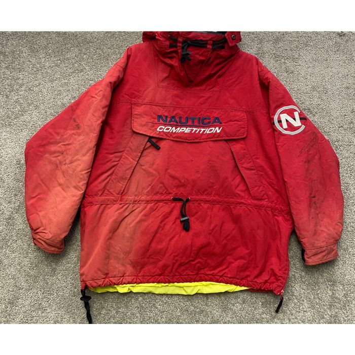 Vintage Nautica Competition Sailing Insulated Jacket Size Large