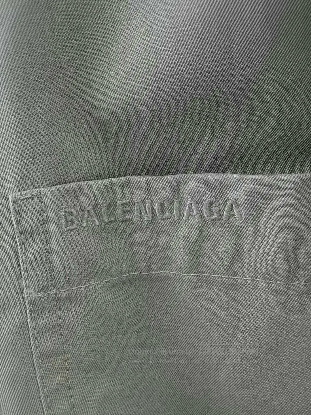 Balenciaga balenciaga khaki oversized hooded coat. Size US L / EU 52-54 / 3 - 3 Thumbnail