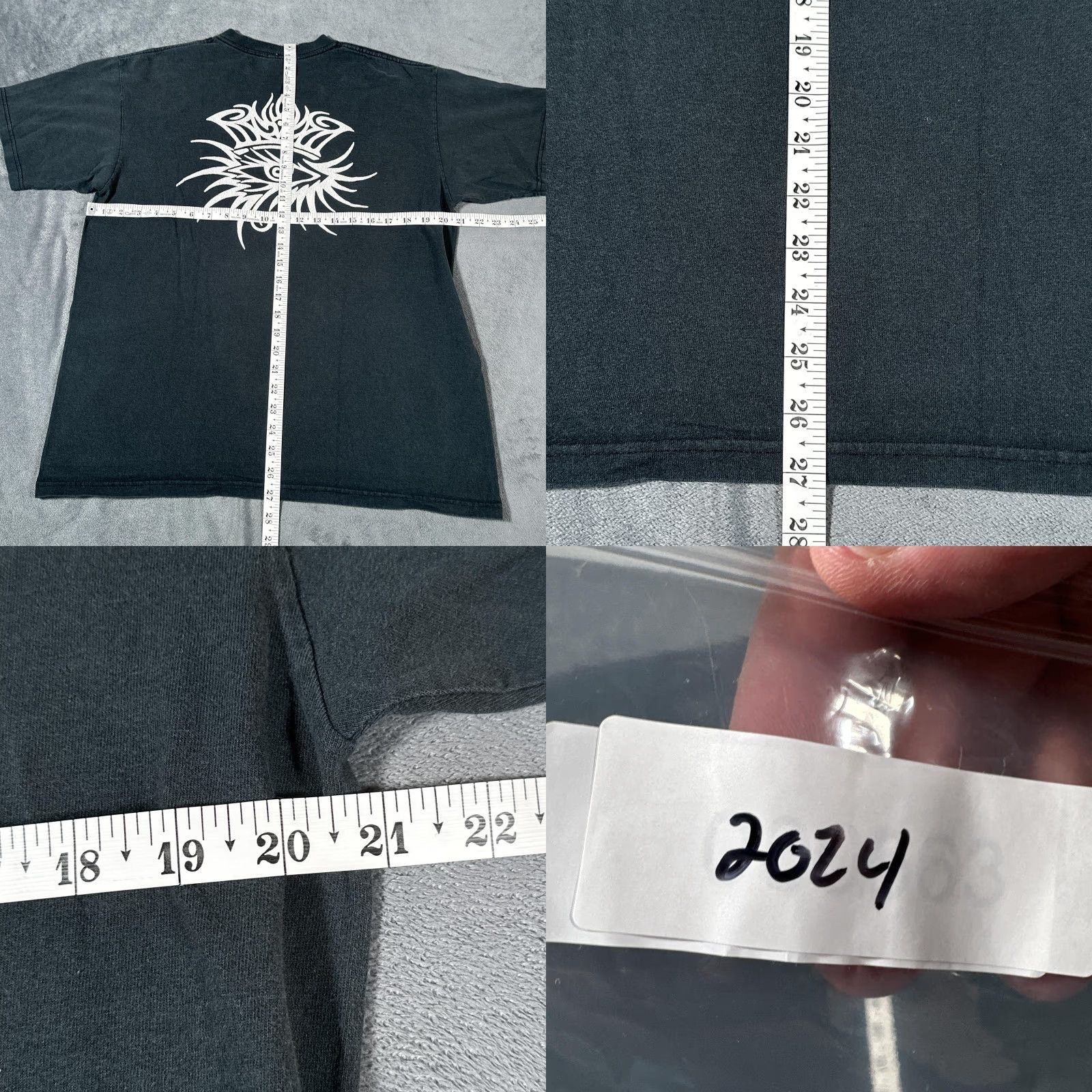 Vintage VINTAGE Bob Dylan Reign & Shine Shirt Mens Large Black Graphic Tee Music Rock Concert Size US L / EU 52-54 / 3 - 9 Thumbnail