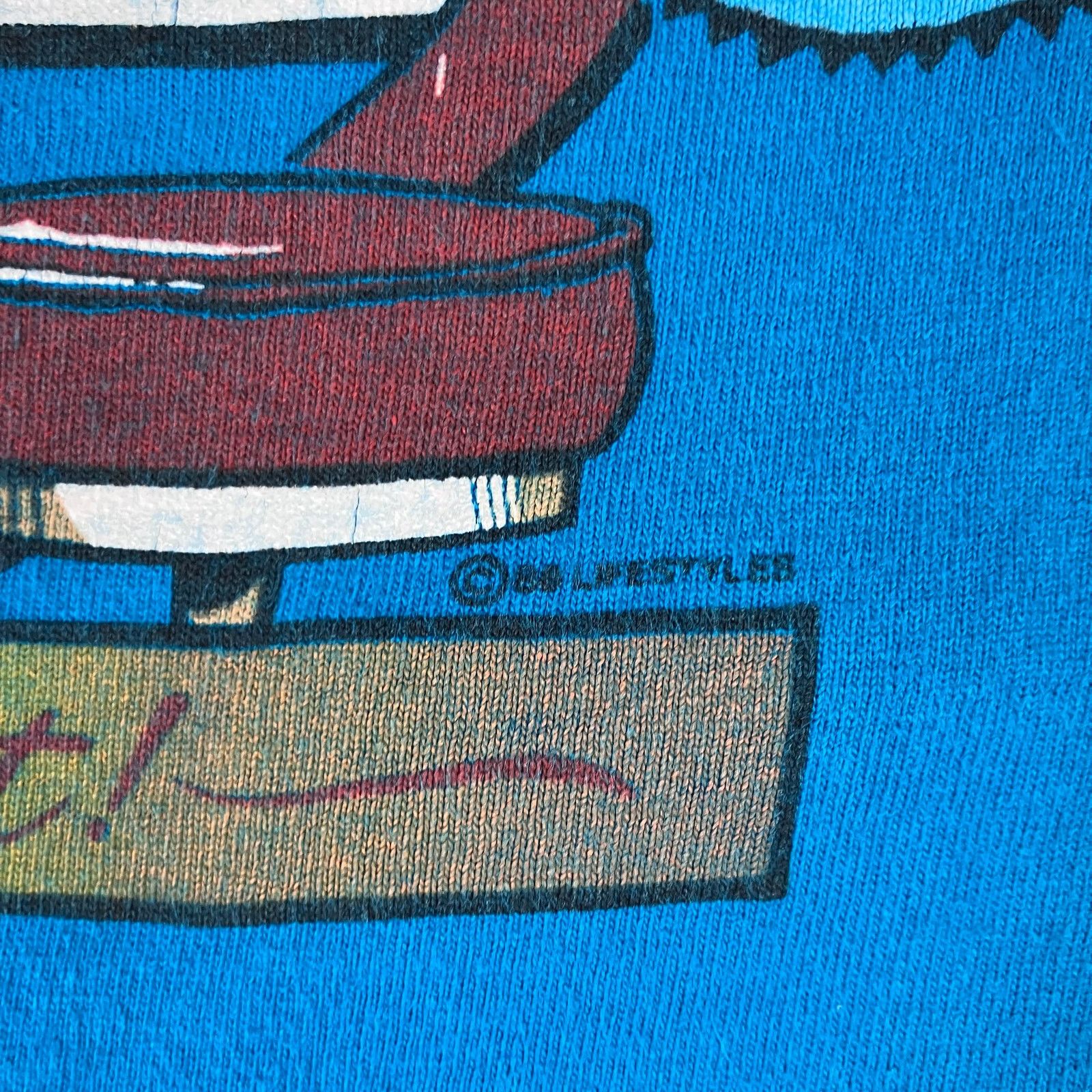 Vintage Vintage 1986 Big Mama's Truck Stop Single Stitch T-shirt Size US XL / EU 56 / 4 - 9 Thumbnail