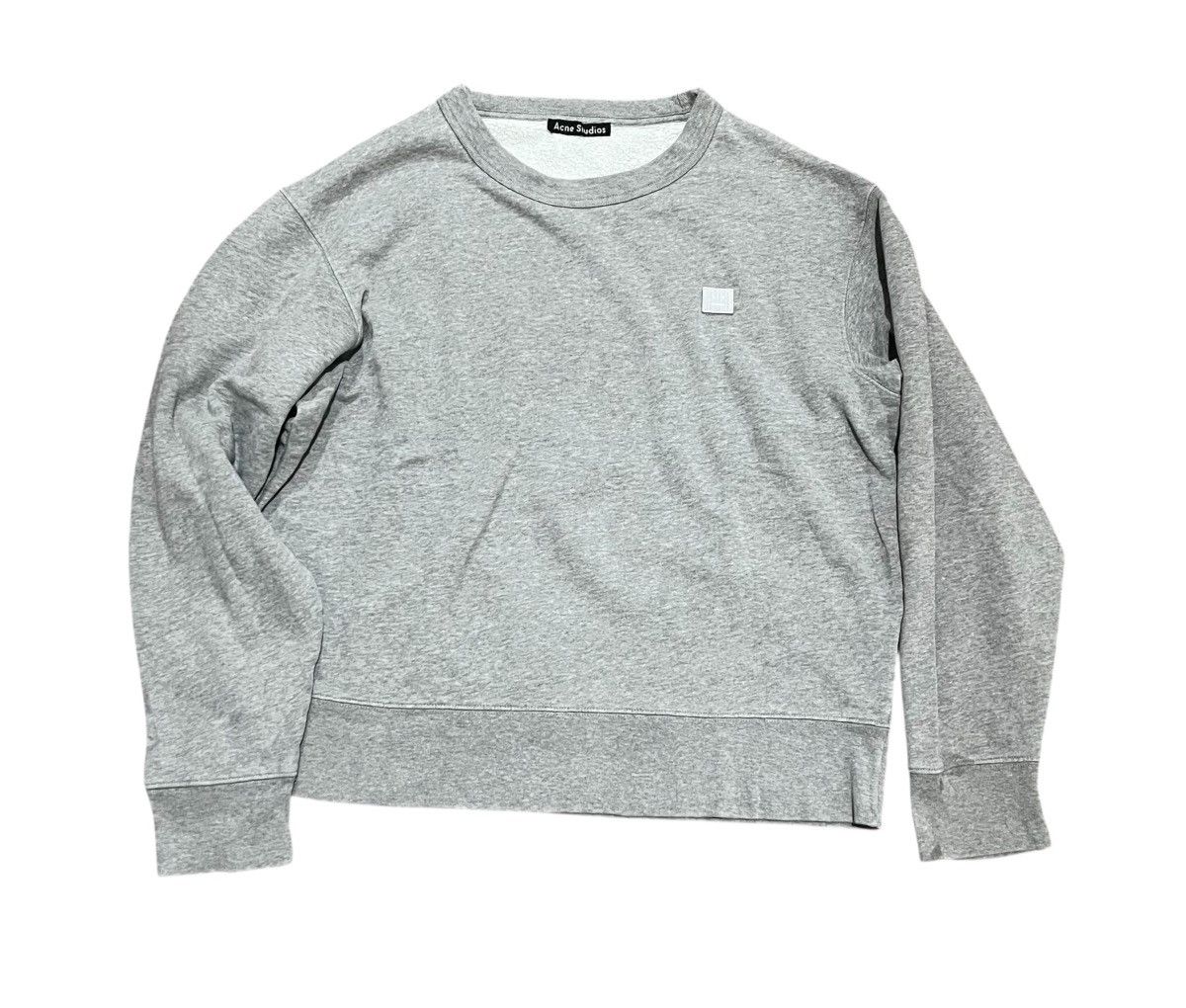Acne Studios Acne studios face boxy grey sweatshirt Size US L / EU 52-54 / 3 - 1 Thumbnail