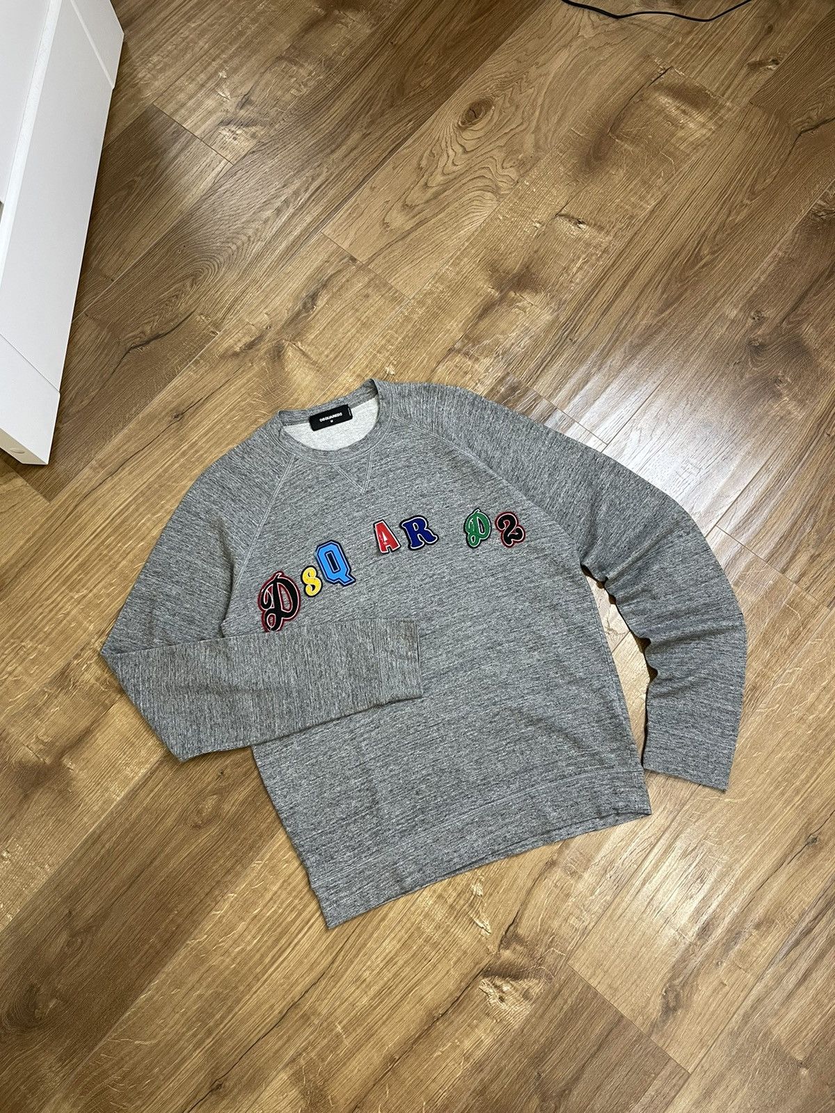 Dsquared2 × Vintage Vintage Y2K Japanese Style Dsquared2 Big Logo Sweatshirt Size US M / EU 48-50 / 2 - 1 Thumbnail