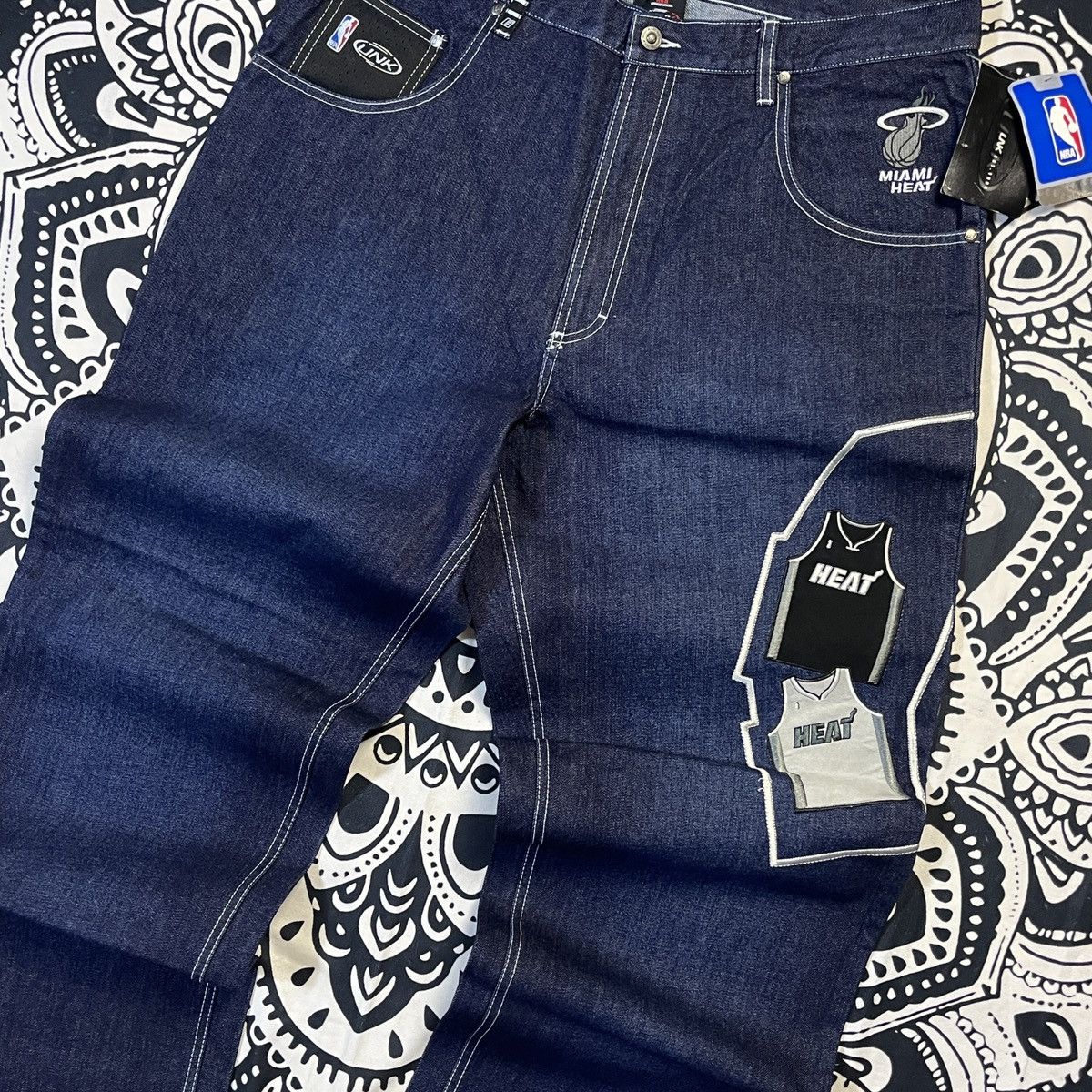 Other “Vintage Unk Nba Denim Heat Size 36” Size US 36 / EU 52 - 4 Thumbnail
