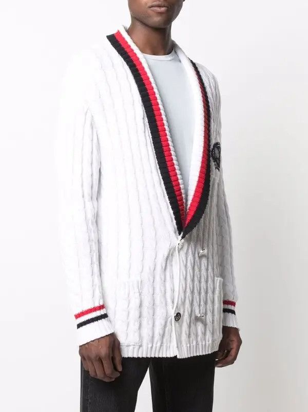 Balmain o1y0426 Cardigan in Multicolor Size US L / EU 52-54 / 3 - 2 Thumbnail