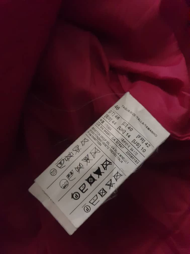 United Colors Of Benetton United Colour of Benetton pink colour Wool Jacket Size L / US 10 / IT 46 - 3 Thumbnail