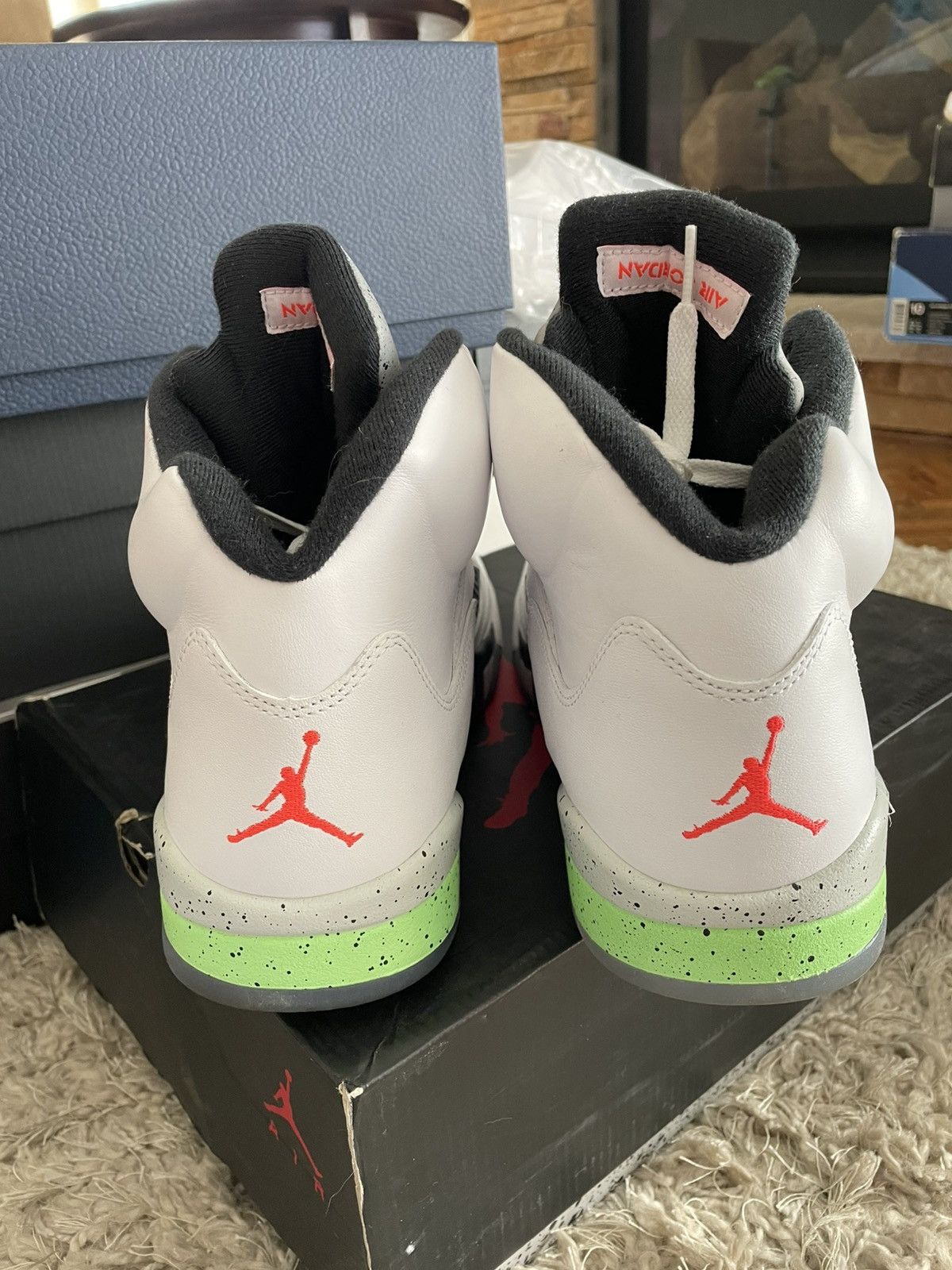 Jordan Brand Jordan 5 Poison Green/ALL STAR Size US 13 / EU 46 - 7 Thumbnail
