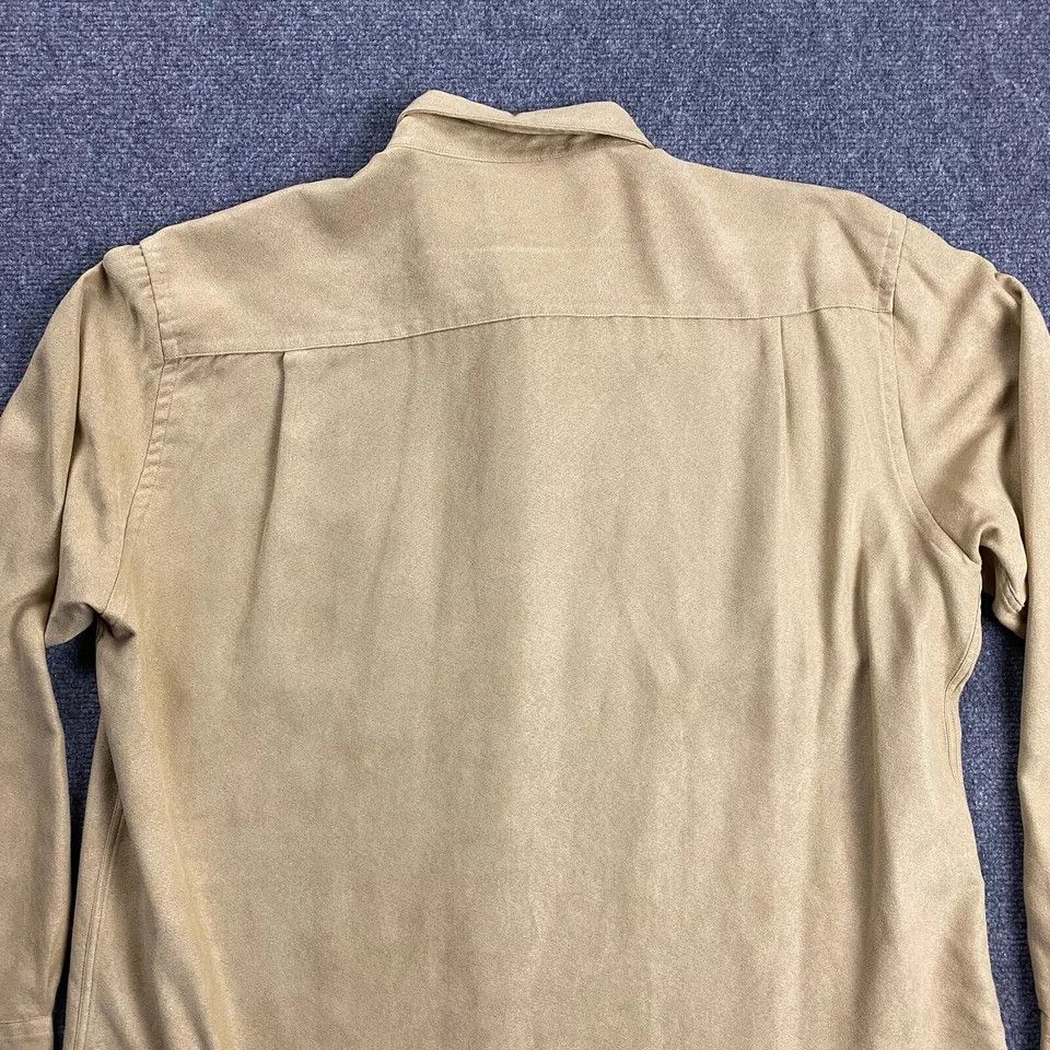 Alfani Alfani Shirt Men's XL Suede Button Up Pocket Vintage Size US XL / EU 56 / 4 - 5 Thumbnail