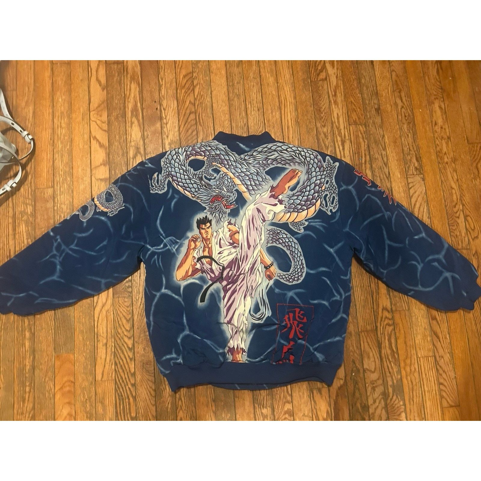 Vintage Veezo Wear Anime Bomber Jacket XXL Y2K Rare!!! Size US XXL / EU 58 / 5 - 4 Thumbnail