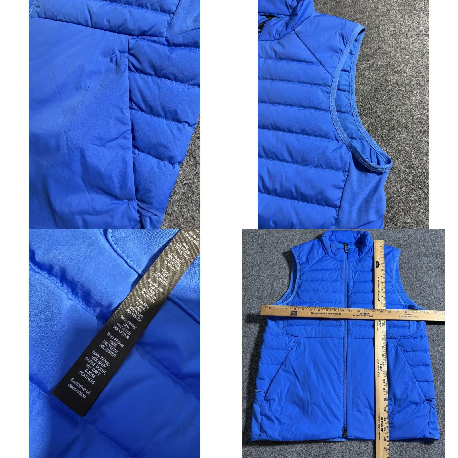 Lululemon Lululemon Down Puffer Vest Mens M Blue Goose Down 2 Way Zipper 700 Fill Size US M / EU 48-50 / 2 - 8 Thumbnail
