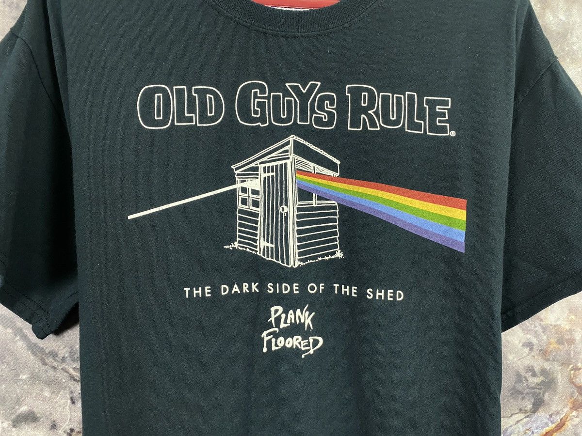 Vintage Men’s Old Guys Rule Plank Floored T-Shirt Size L Size US L / EU 52-54 / 3 - 4 Thumbnail