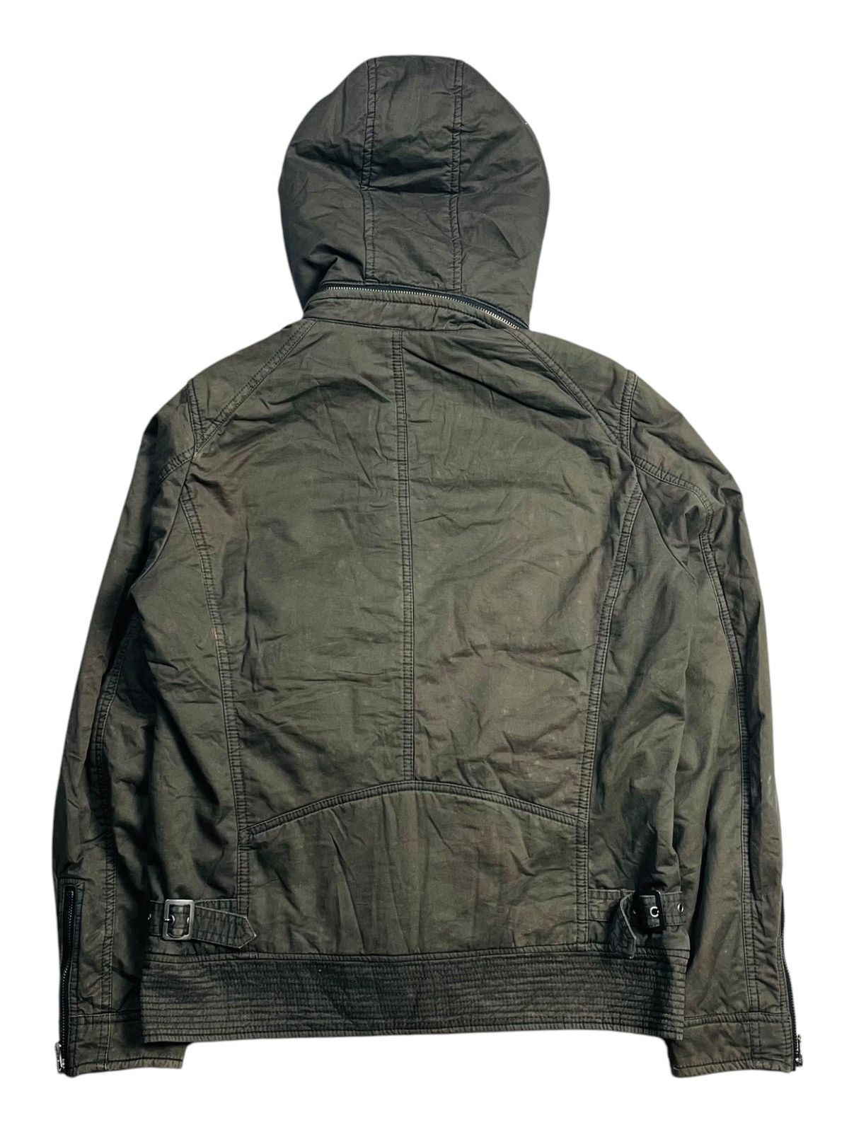 BUFFALO BOBS 2000s Edge Rupert = Raccoon Fur Hoodie Cargo Jacket Size US M / EU 48-50 / 2 - 3 Thumbnail