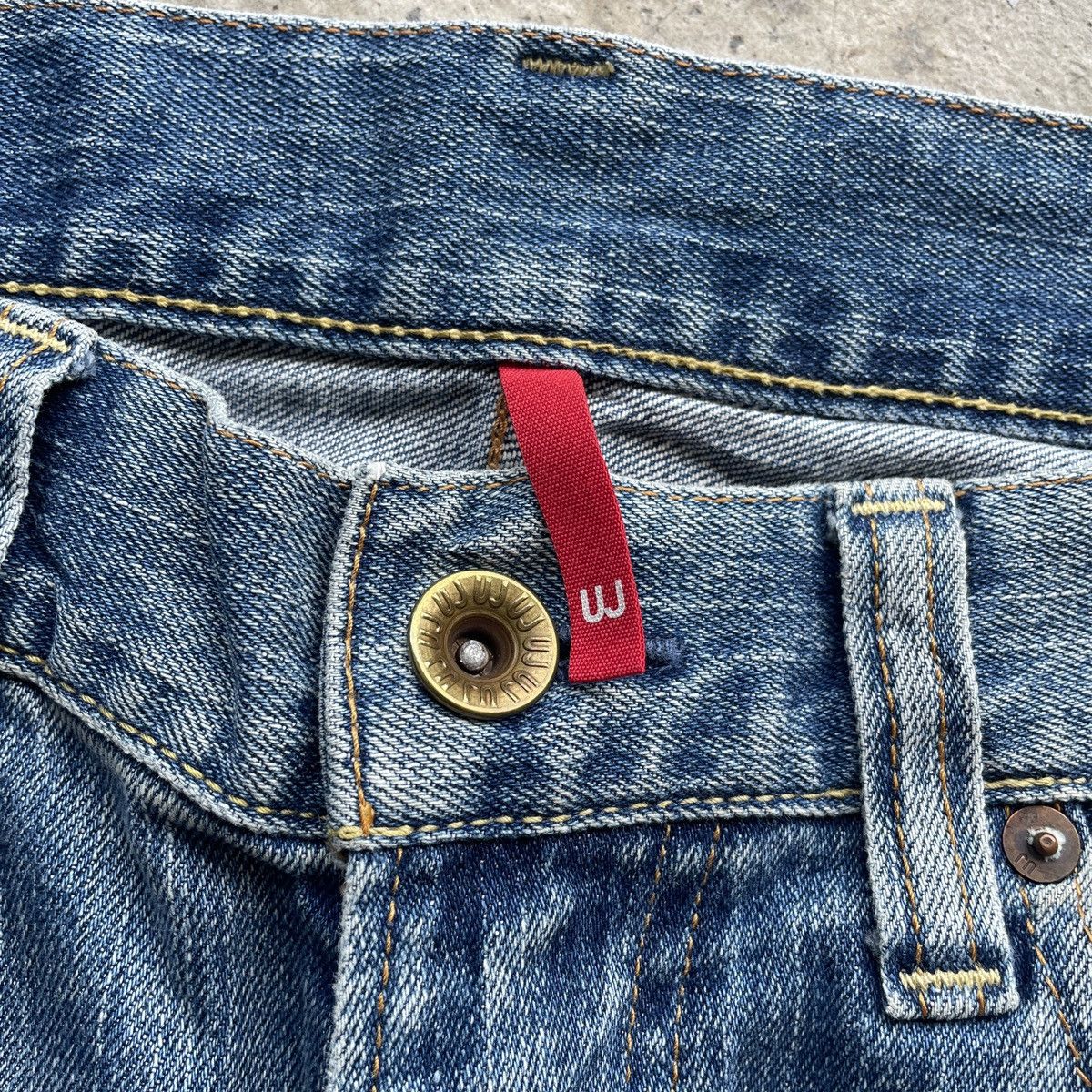 Japanese Brand W32x31.5 Vintage Japanese Denim Faded Jeans Pants Size US 32 / EU 48 - 6 Thumbnail