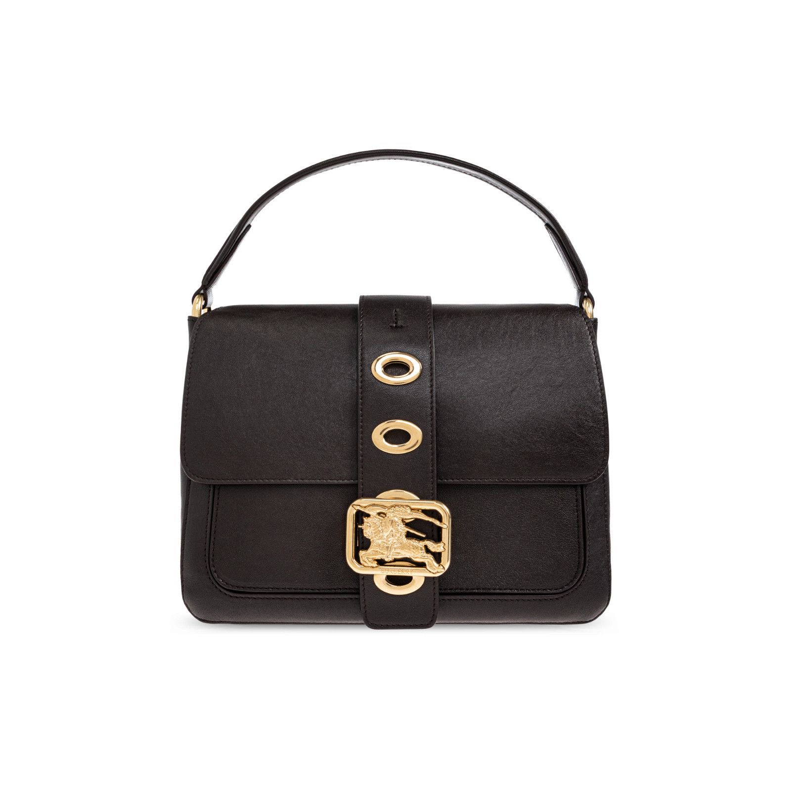 Burberry BURBERRY Rider Small Black Top Handle Bag New Size ONE SIZE - 1 Thumbnail