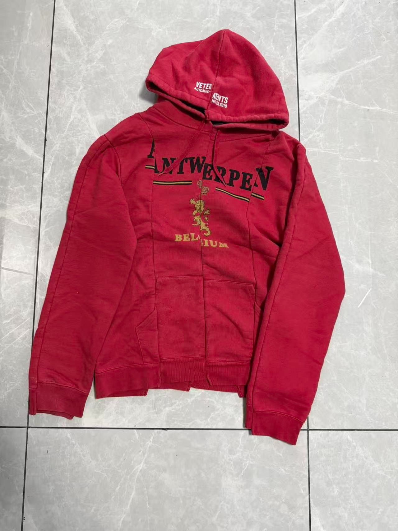 Vetements Vetements 2018 Women's Red Hoodie Size M / US 6-8 / IT 42-44 - 1 Thumbnail