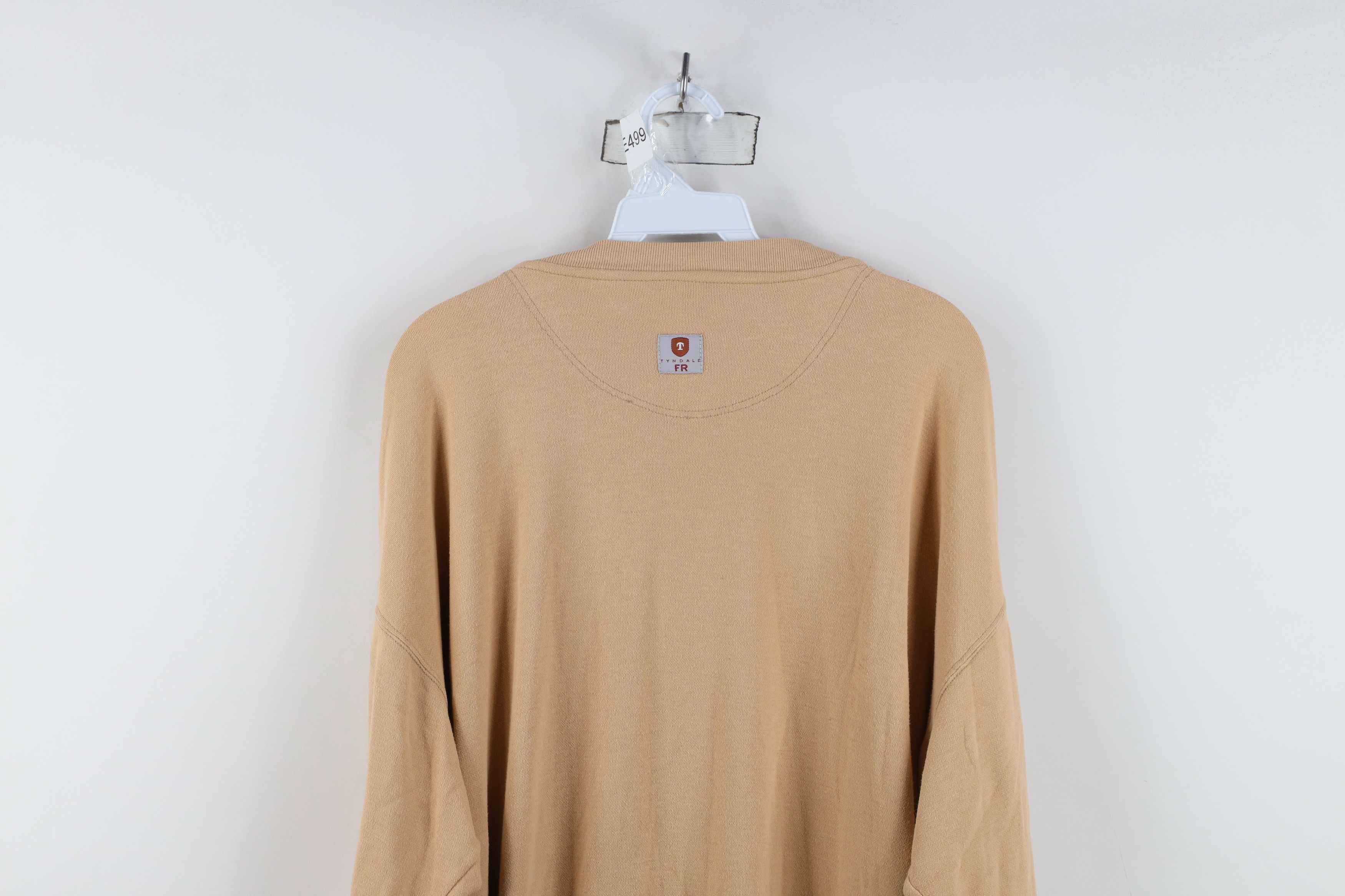 Vintage Tyndale FR Flame Resistant Thermal Henley T-Shirt Beige USA Size US XL / EU 56 / 4 - 14 Thumbnail