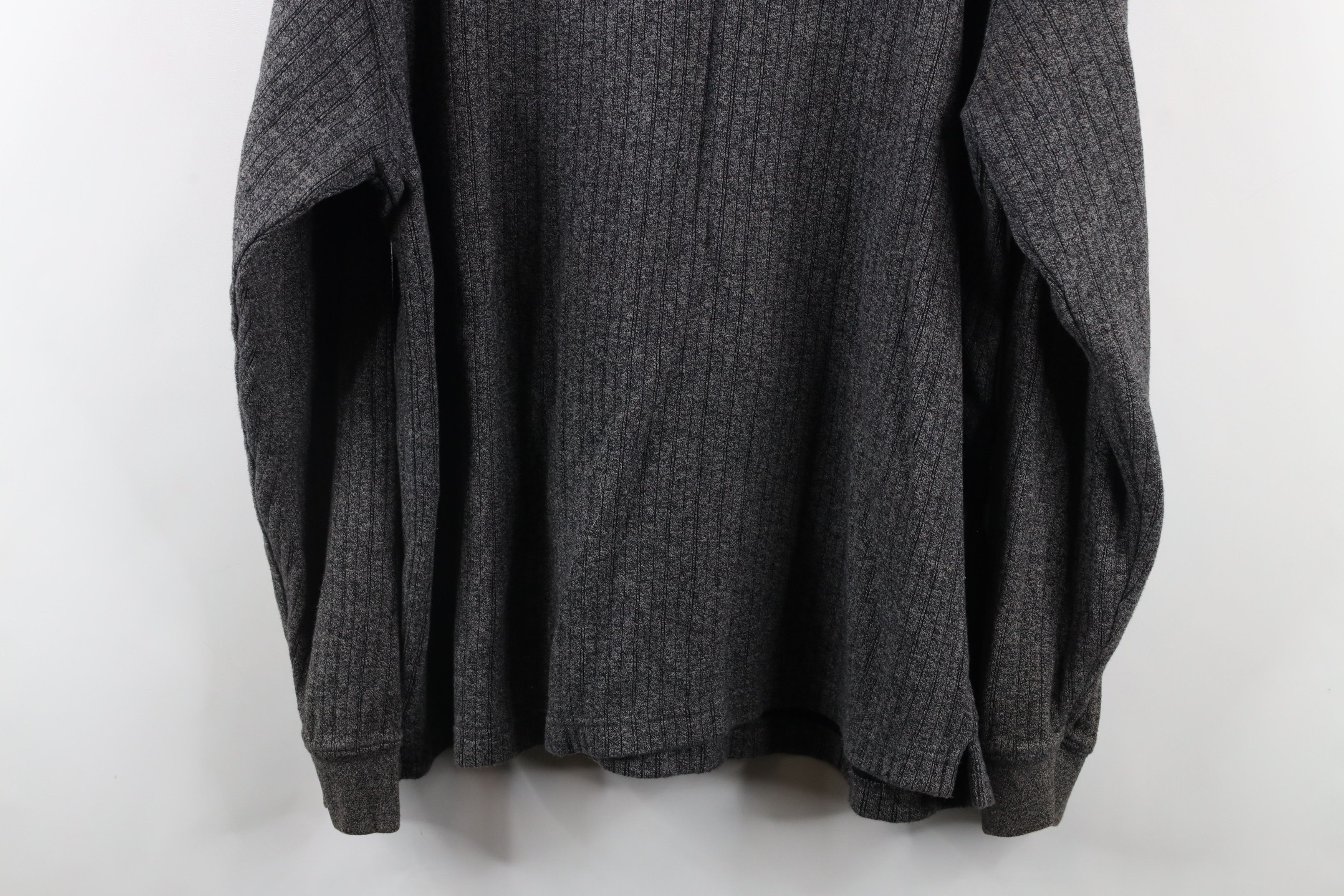 Vintage Vintage 90s Streetwear Striped Ribbed Long Sleeve Rugby Polo Size US XL / EU 56 / 4 - 7 Thumbnail